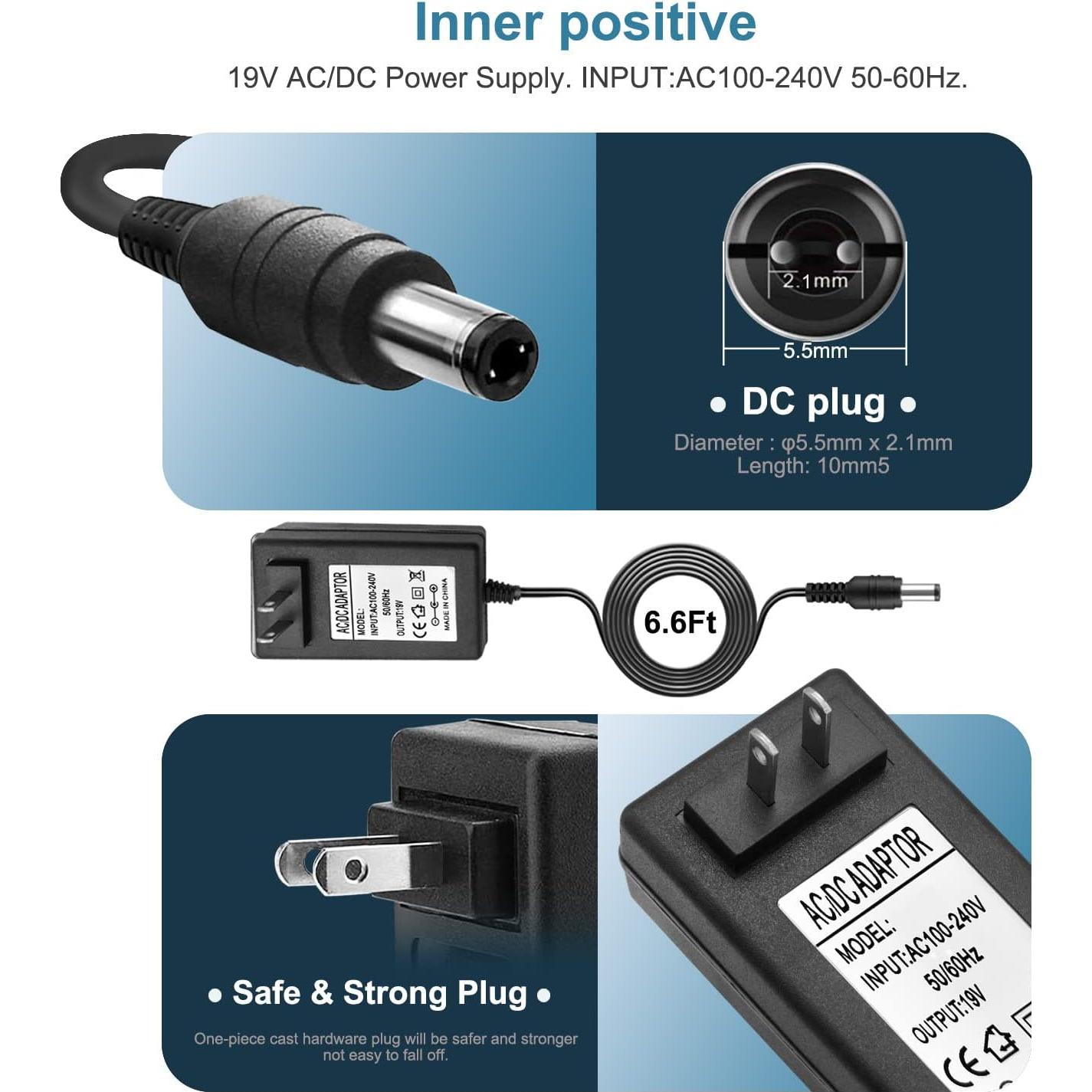 Adaptador de Corriente 19V 2A Universal Dibuja un Dragón