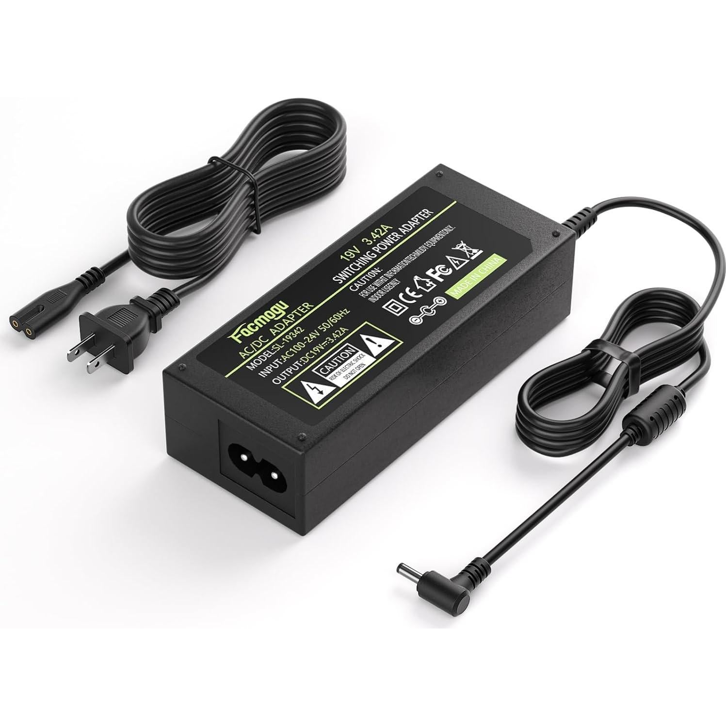 Fuente de Alimentación Mo-gu 19V 3.42A 65W Adaptador AC a DC