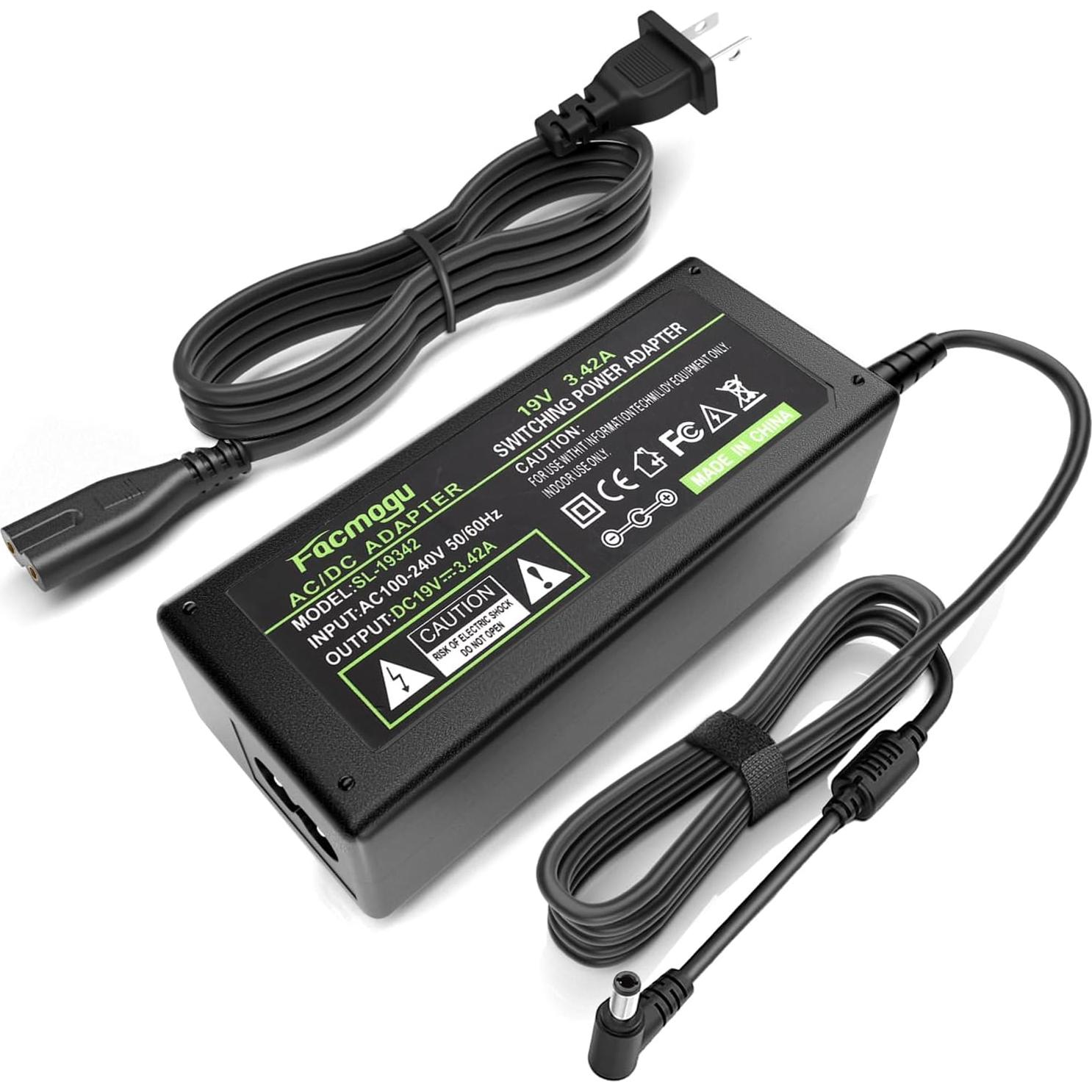 Fuente de Alimentación Mo-gu 19V 3.42A 65W Adaptador AC a DC