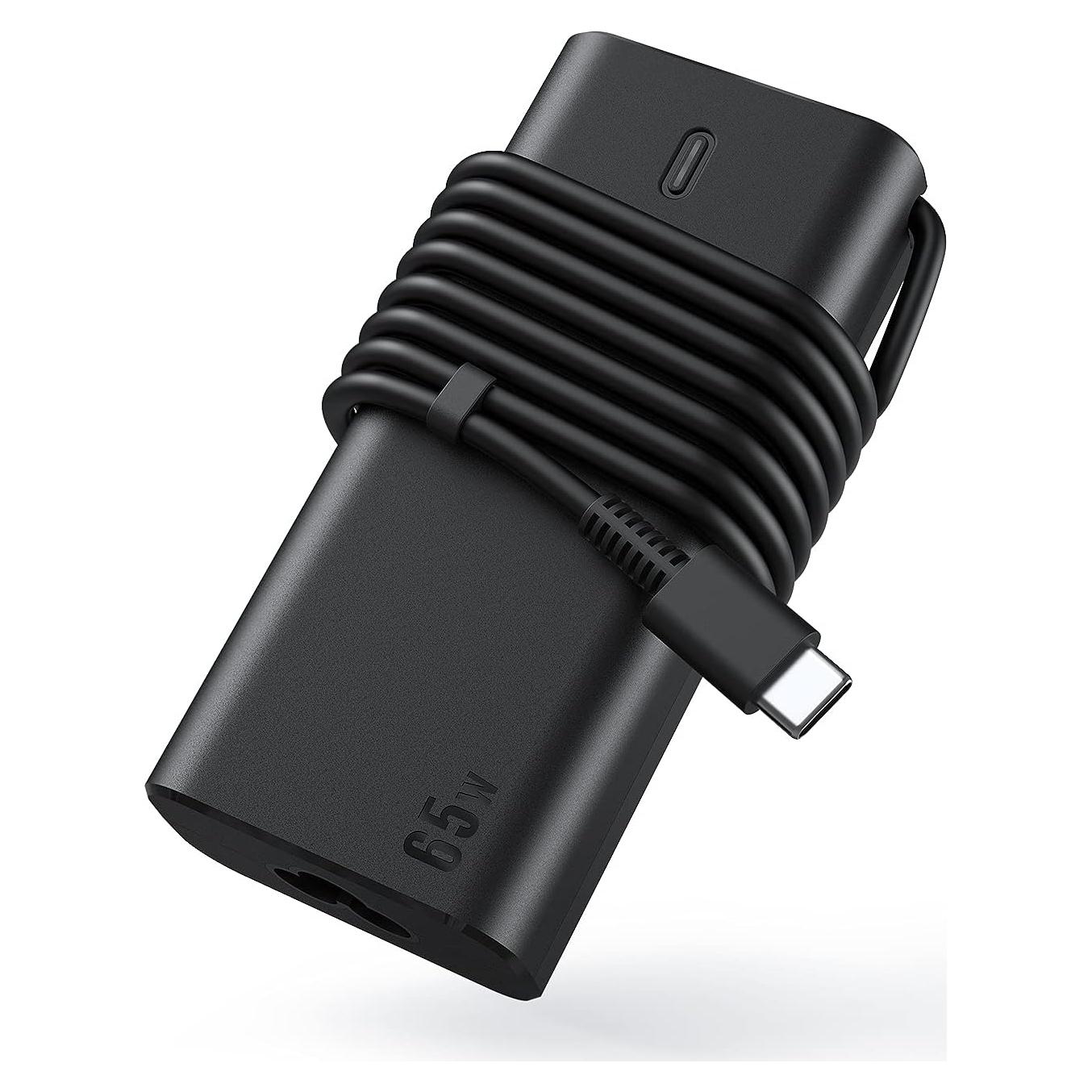 Cargador USB-C 65W AYNEFF A1756 para Laptops HP Lenovo Dell