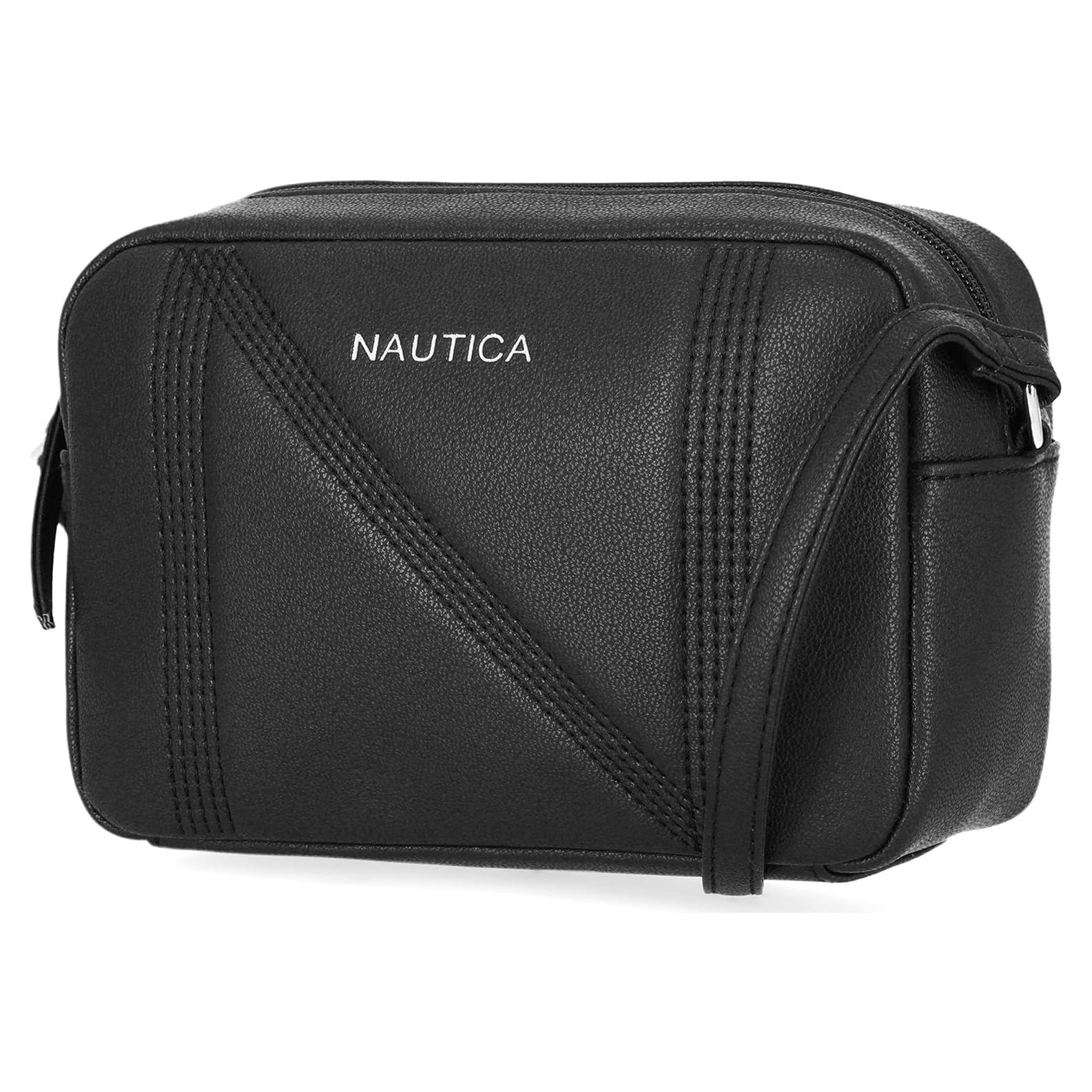 Bolso Cruzado Nautica Candid para Mujeres - Negro