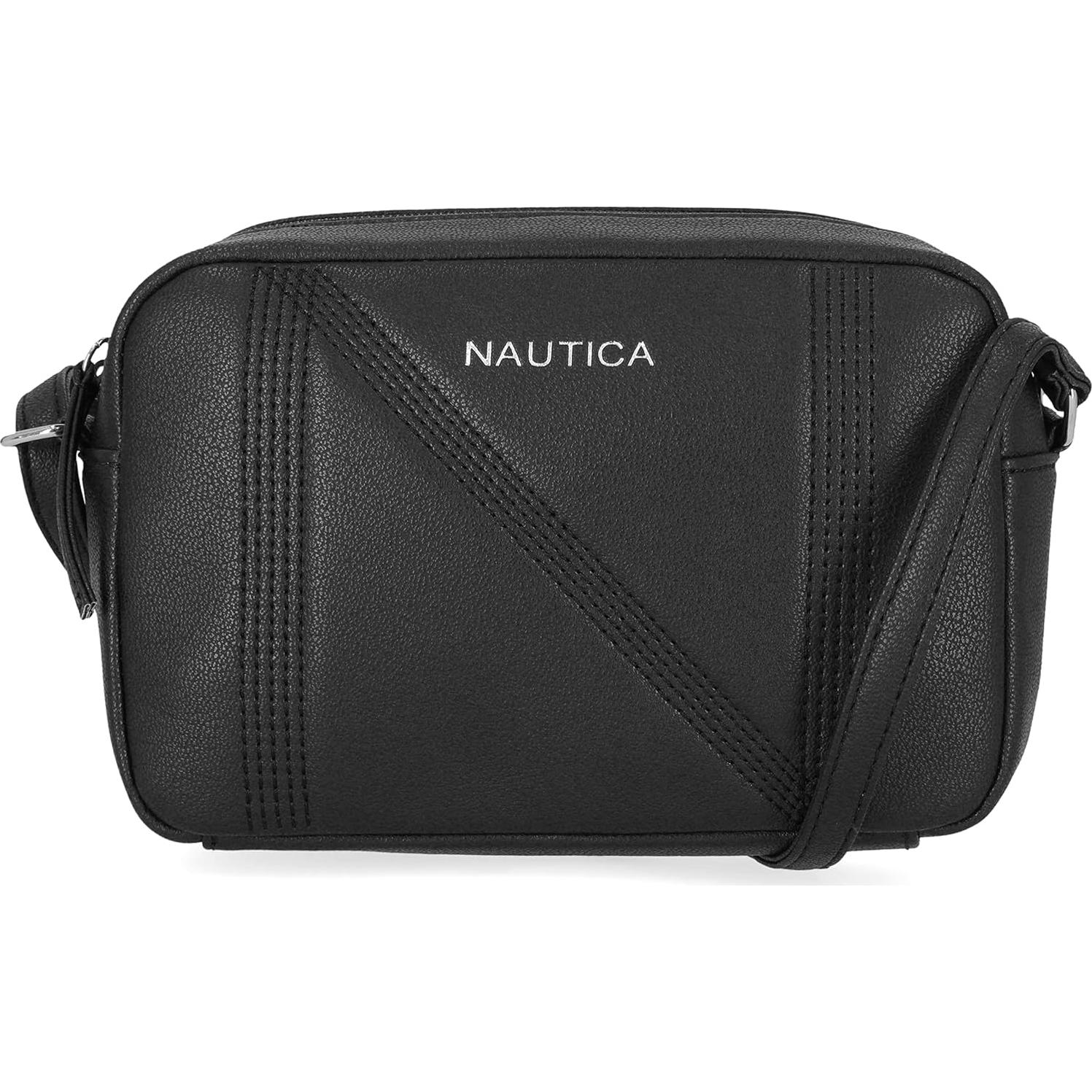 Bolso Cruzado Nautica Candid para Mujeres - Negro