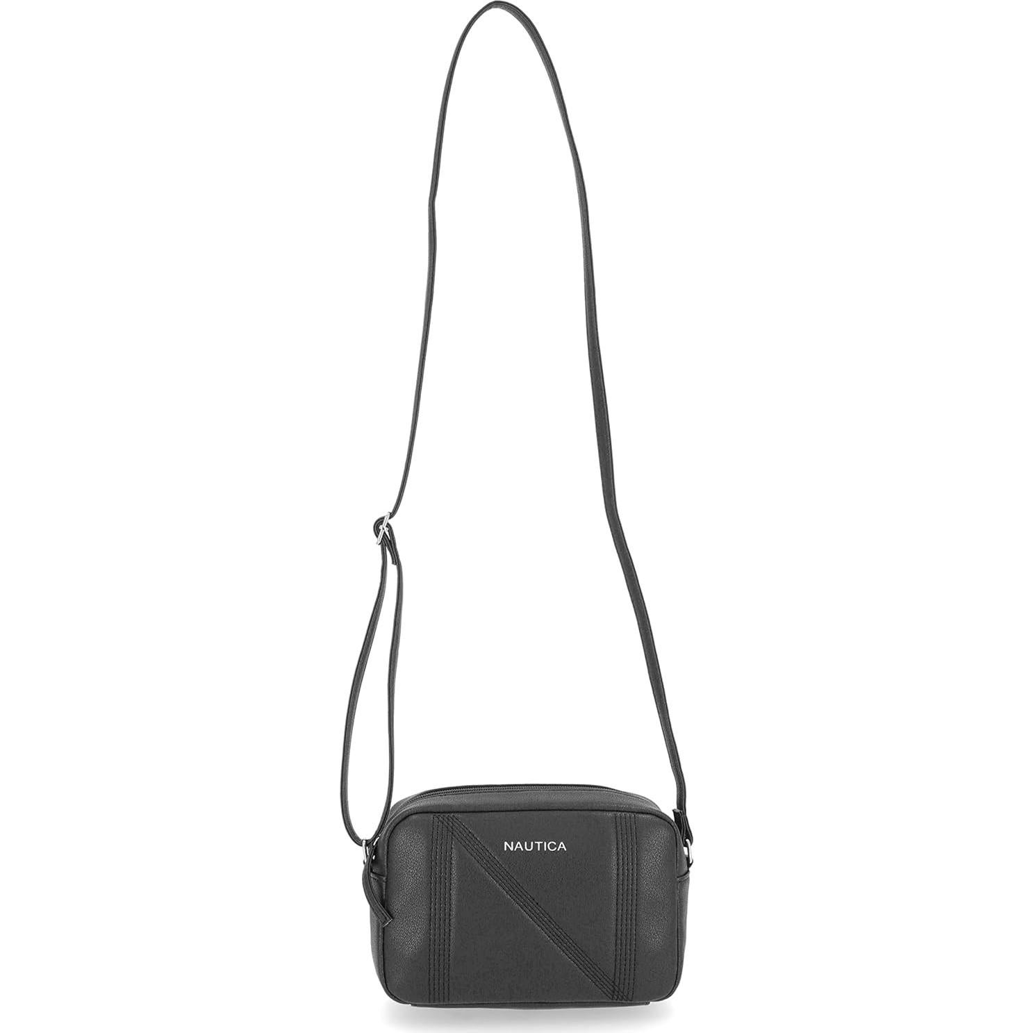 Bolso Cruzado Nautica Candid para Mujeres - Negro