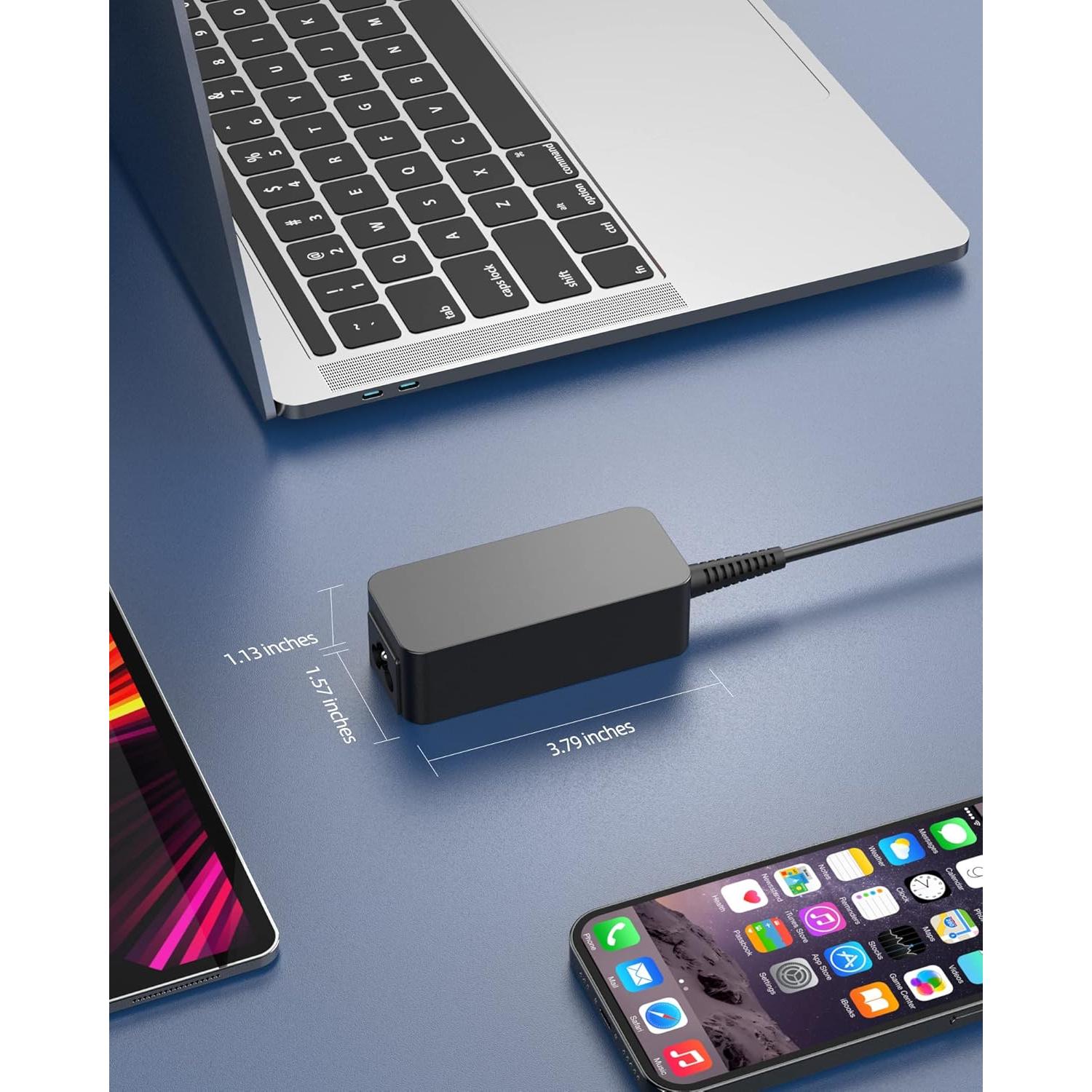 Cargador Rápido USB-C Superer 45W para HP Chromebook