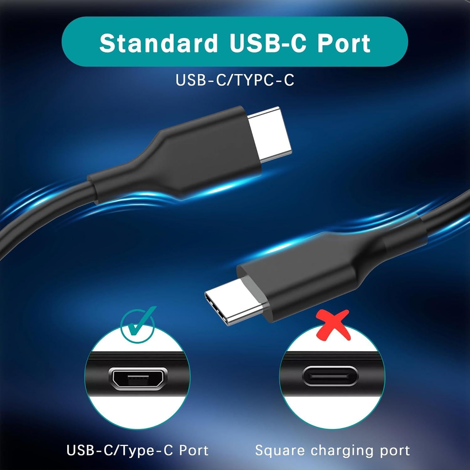 Cargador USB-C 45W Gnusmasph para Chromebook HP Lenovo Dell