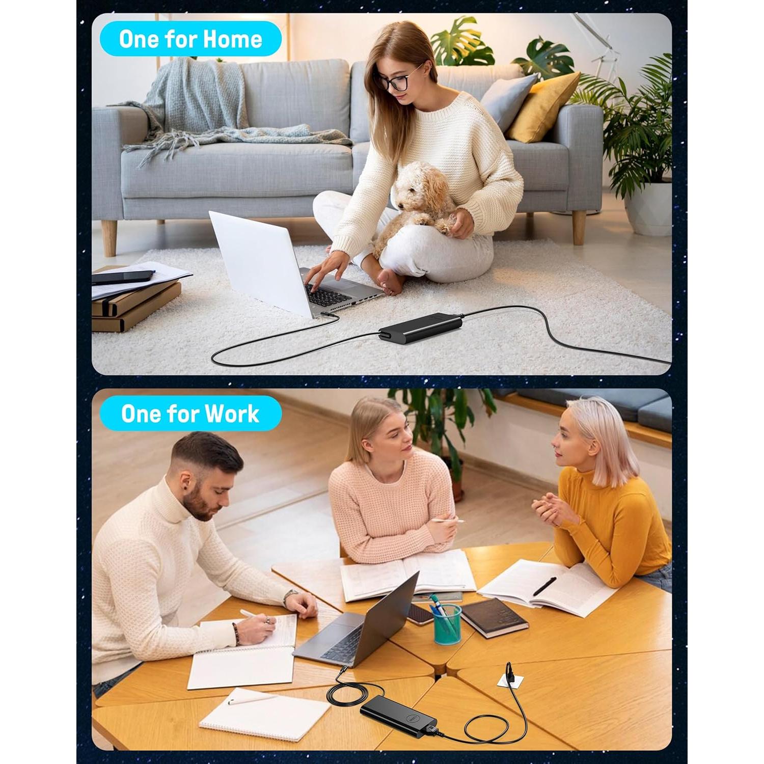 Cargador USB C S SKSTYLE 130W para Laptop Dell - Adaptador CA