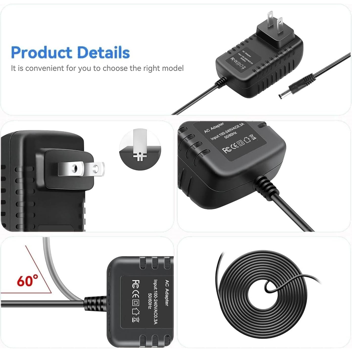 Adaptador de corriente AC-DC 5V 2A Latskrpk para MEDIACOM