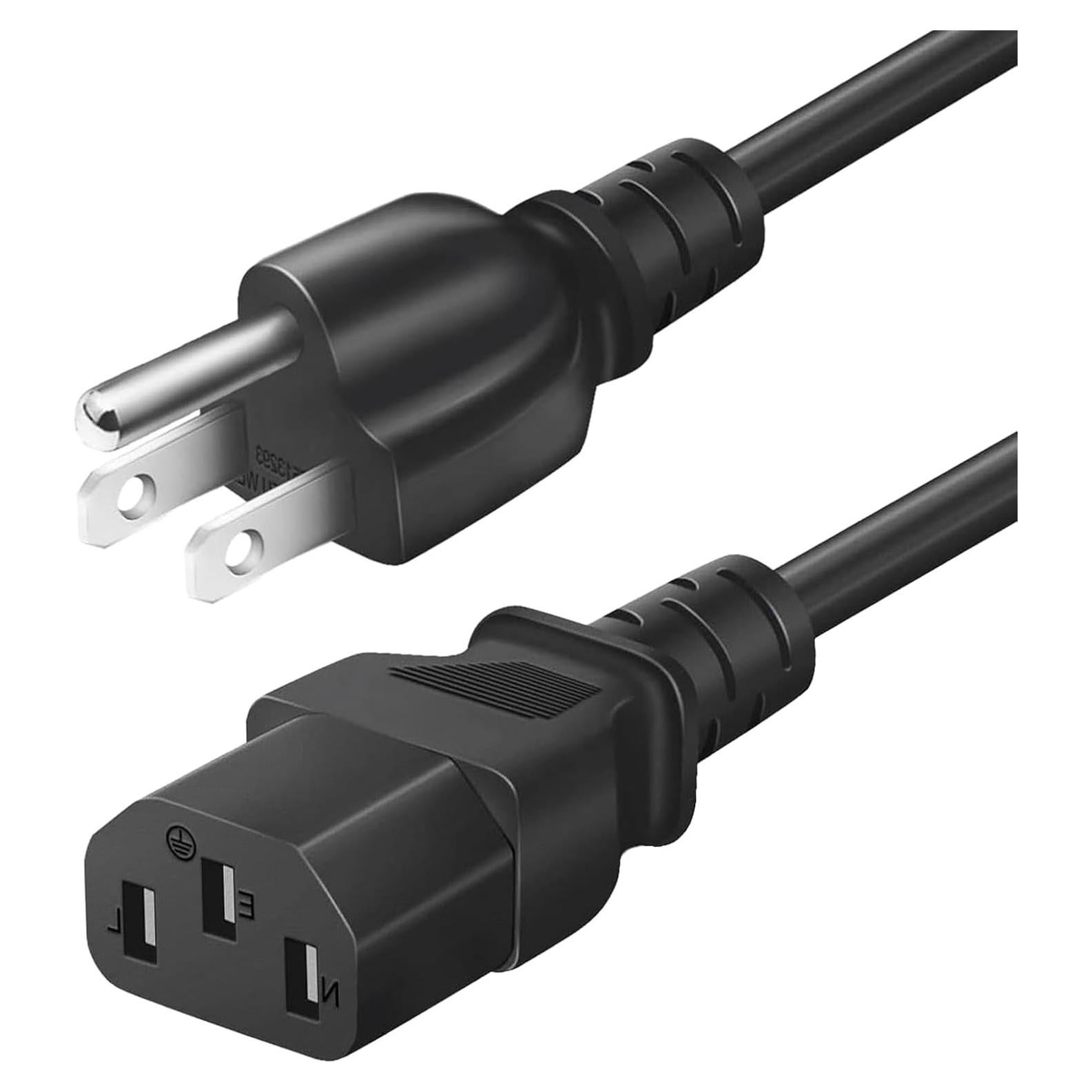 Cable de Alimentación AC 1.83m 18AWG para TV y Cintas de Correr