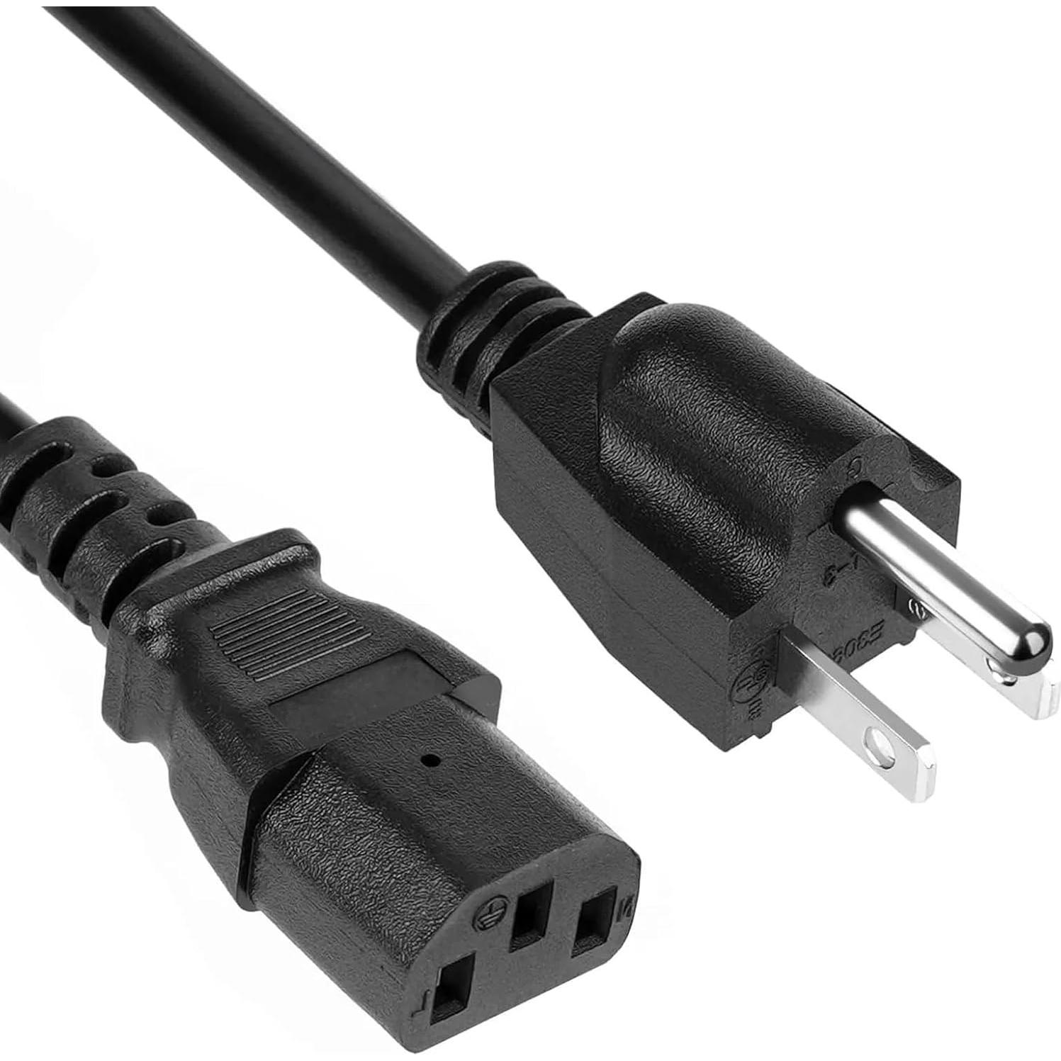 Cable de Alimentación AC 1.83m 18AWG para TV y Cintas de Correr