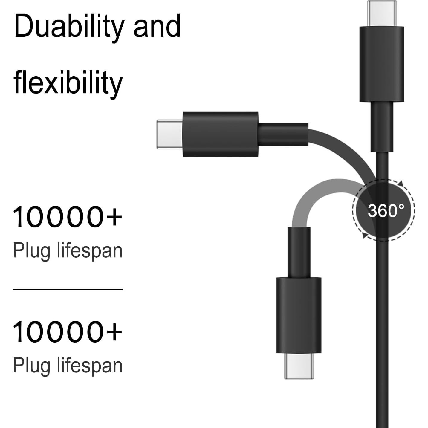 Cargador USB-C 65W HIBBO para Laptop HP y Dell