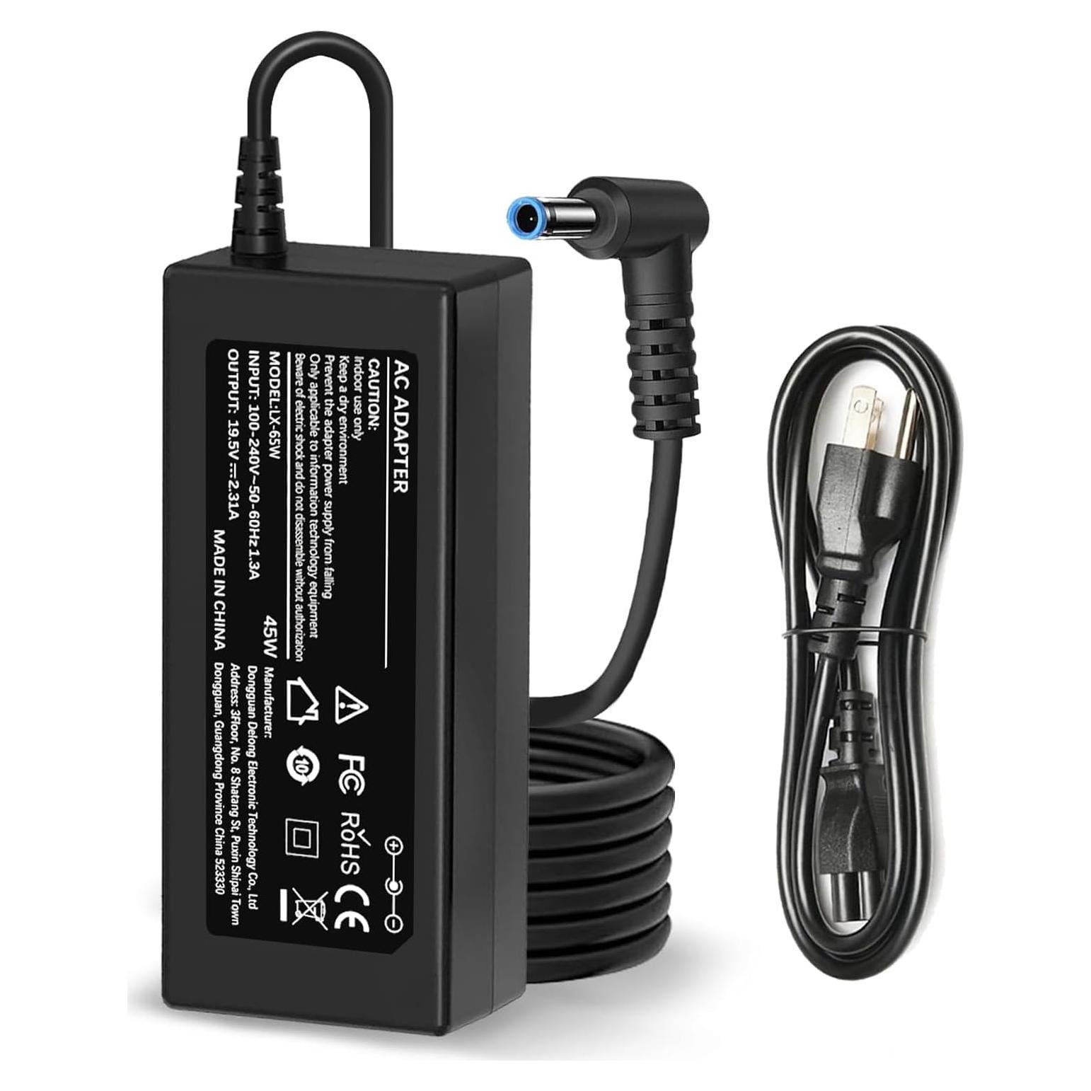 Cargador 45W HP para Laptop con Punta Azul 19.5V 2.31A