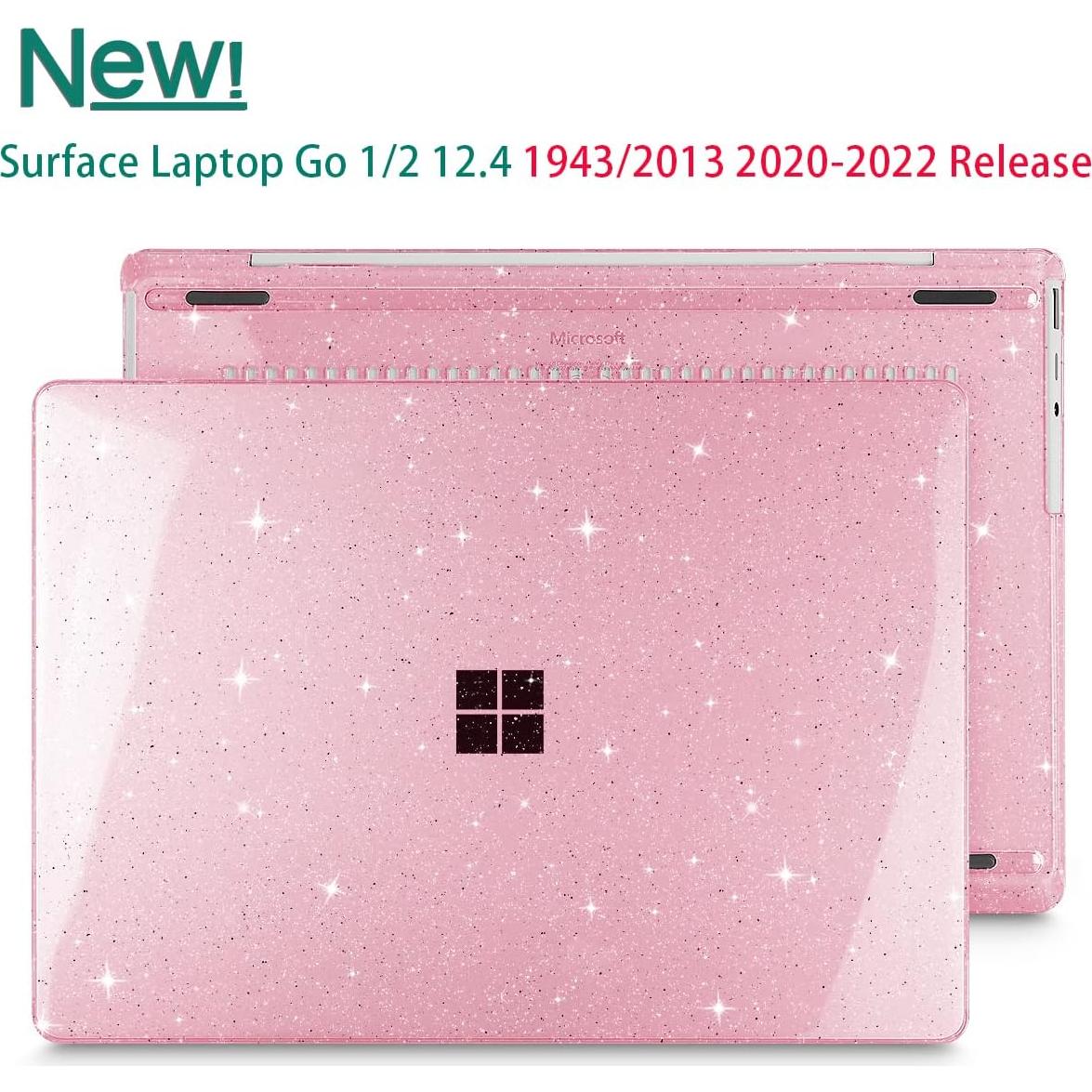 Funda dura Tuiklol para Microsoft Surface Laptop Go 12.4" Rosa