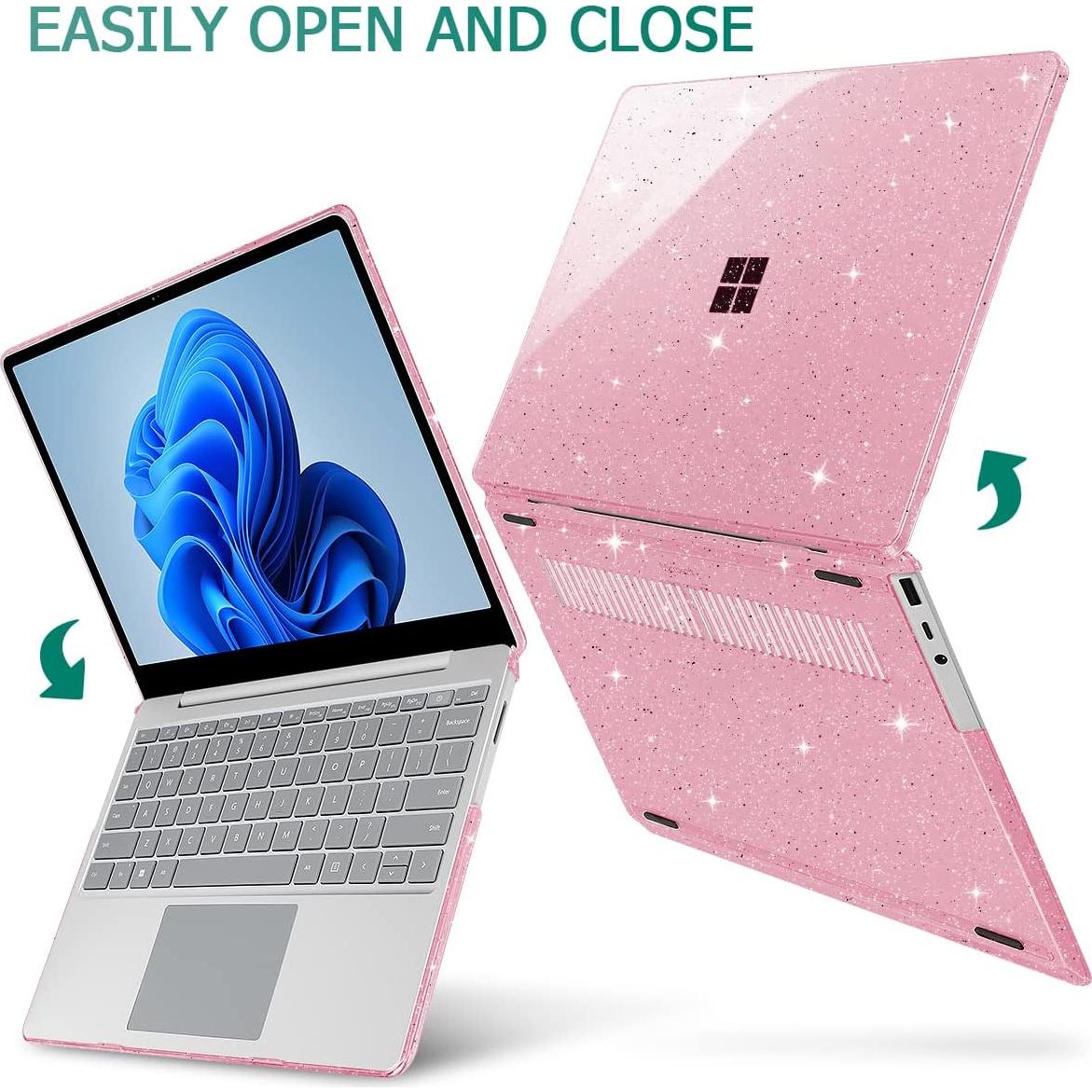 Funda dura Tuiklol para Microsoft Surface Laptop Go 12.4" Rosa