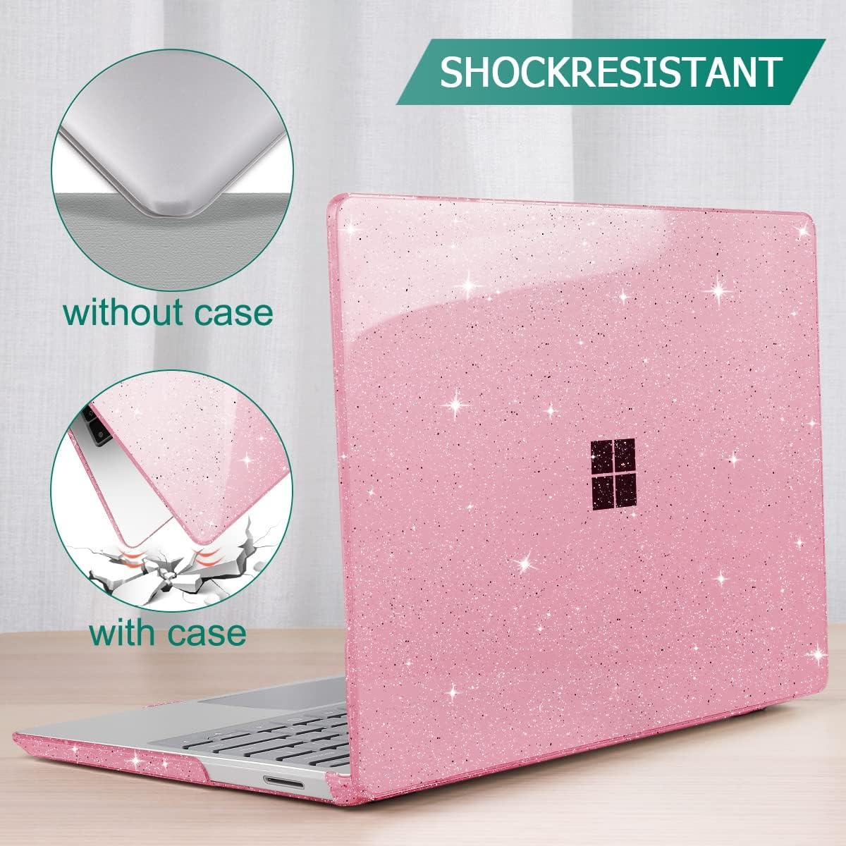 Funda dura Tuiklol para Microsoft Surface Laptop Go 12.4" Rosa