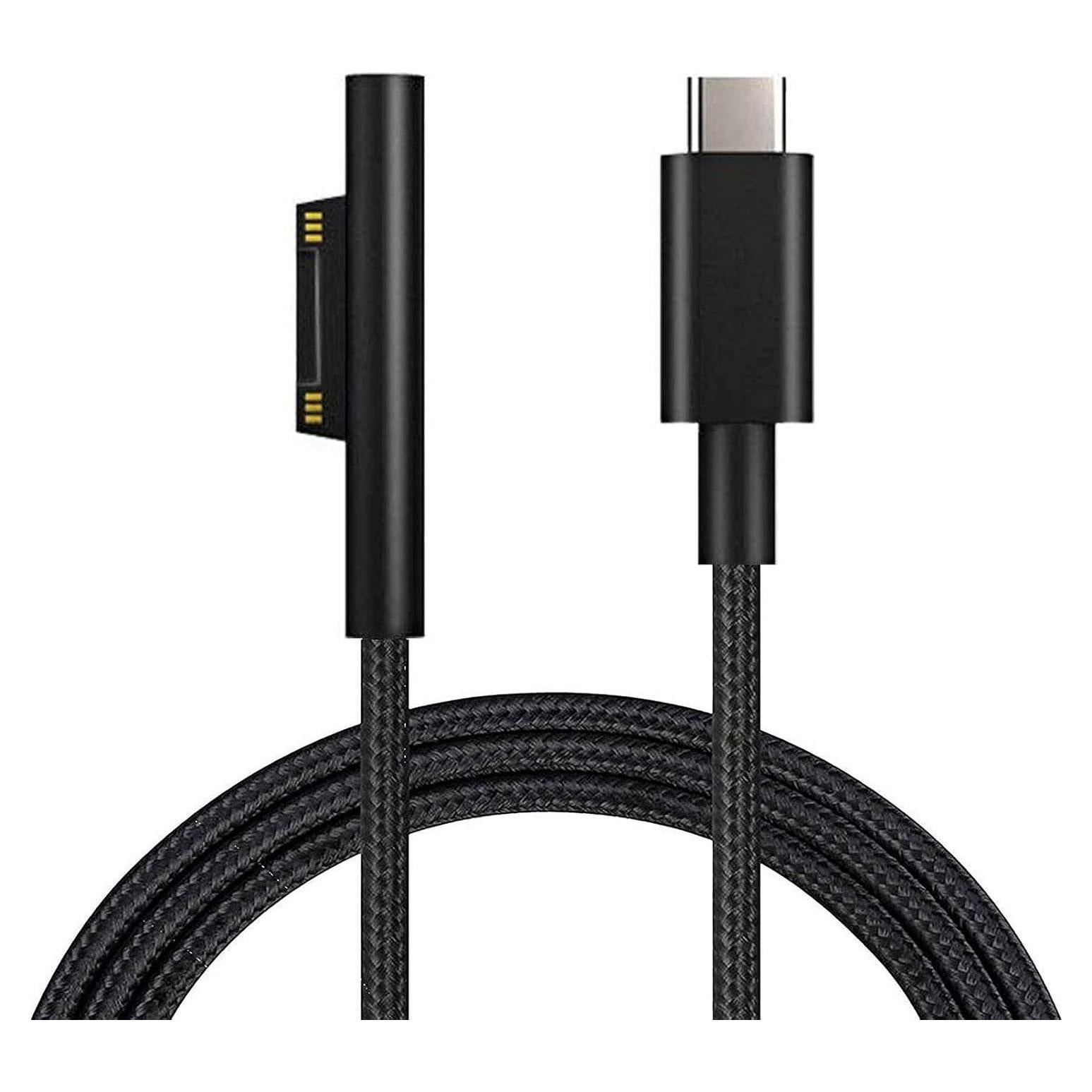 Cable de carga USB-C Saiteng 1.83m para Microsoft Surface