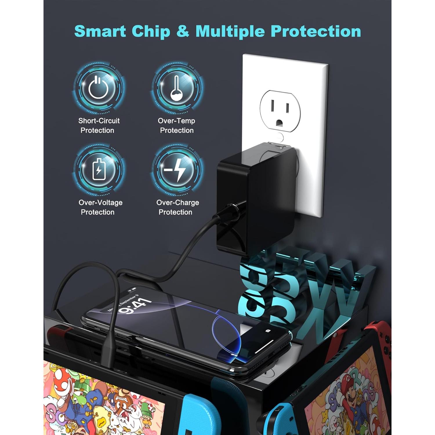 Cargador USB C 65W para Laptop Asus Zenbook y Surface Pro