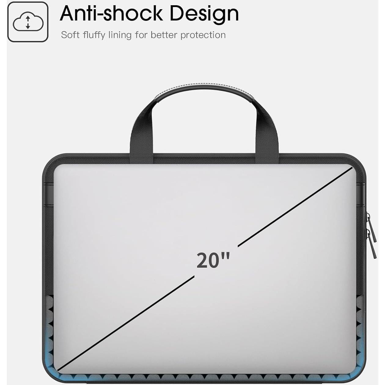 Bolsa Dura para Laptop de Juegos Smatree 18 Pulgadas Negra