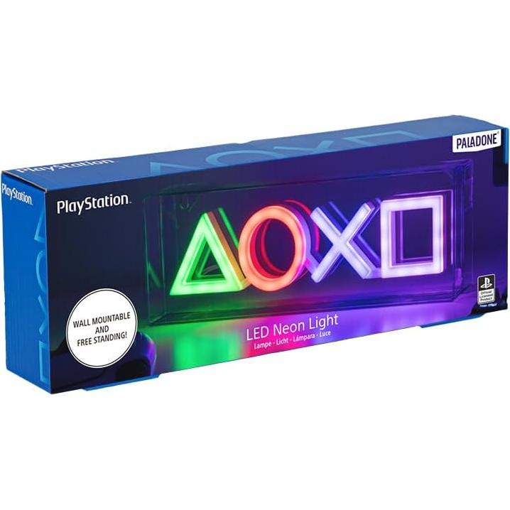 Luz de Neón LED PlayStation - Montable o de Pie - 30 cm