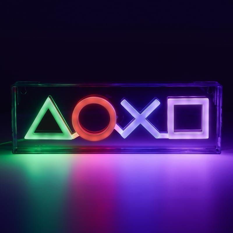 Luz de Neón LED PlayStation - Montable o de Pie - 30 cm