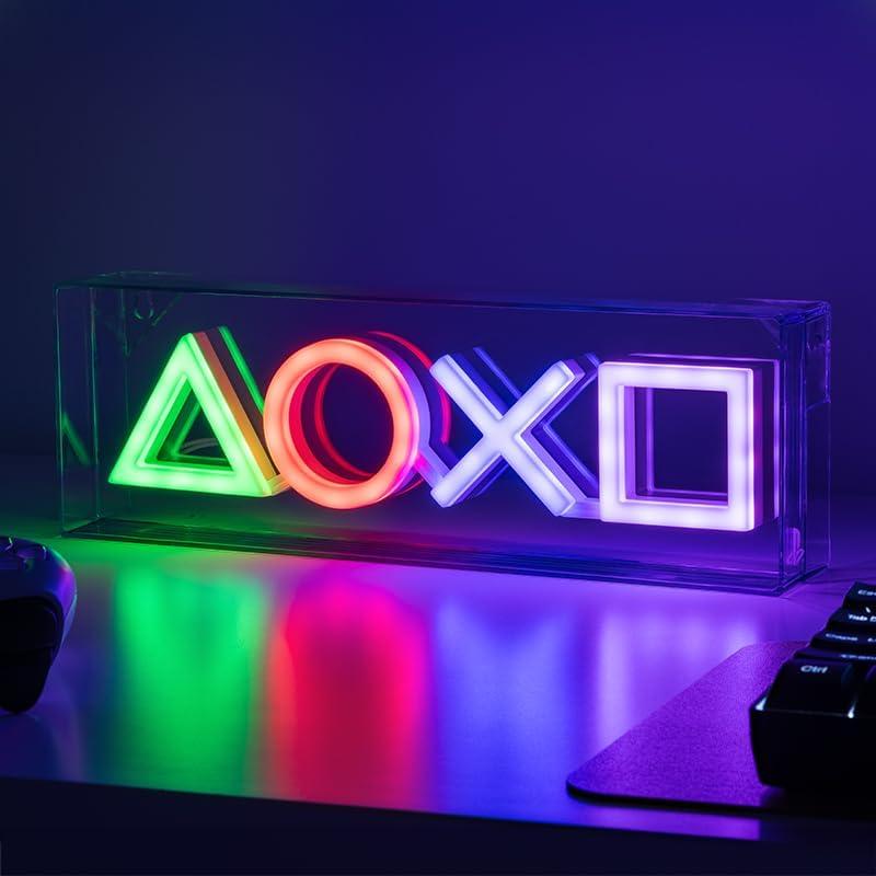 Luz de Neón LED PlayStation - Montable o de Pie - 30 cm