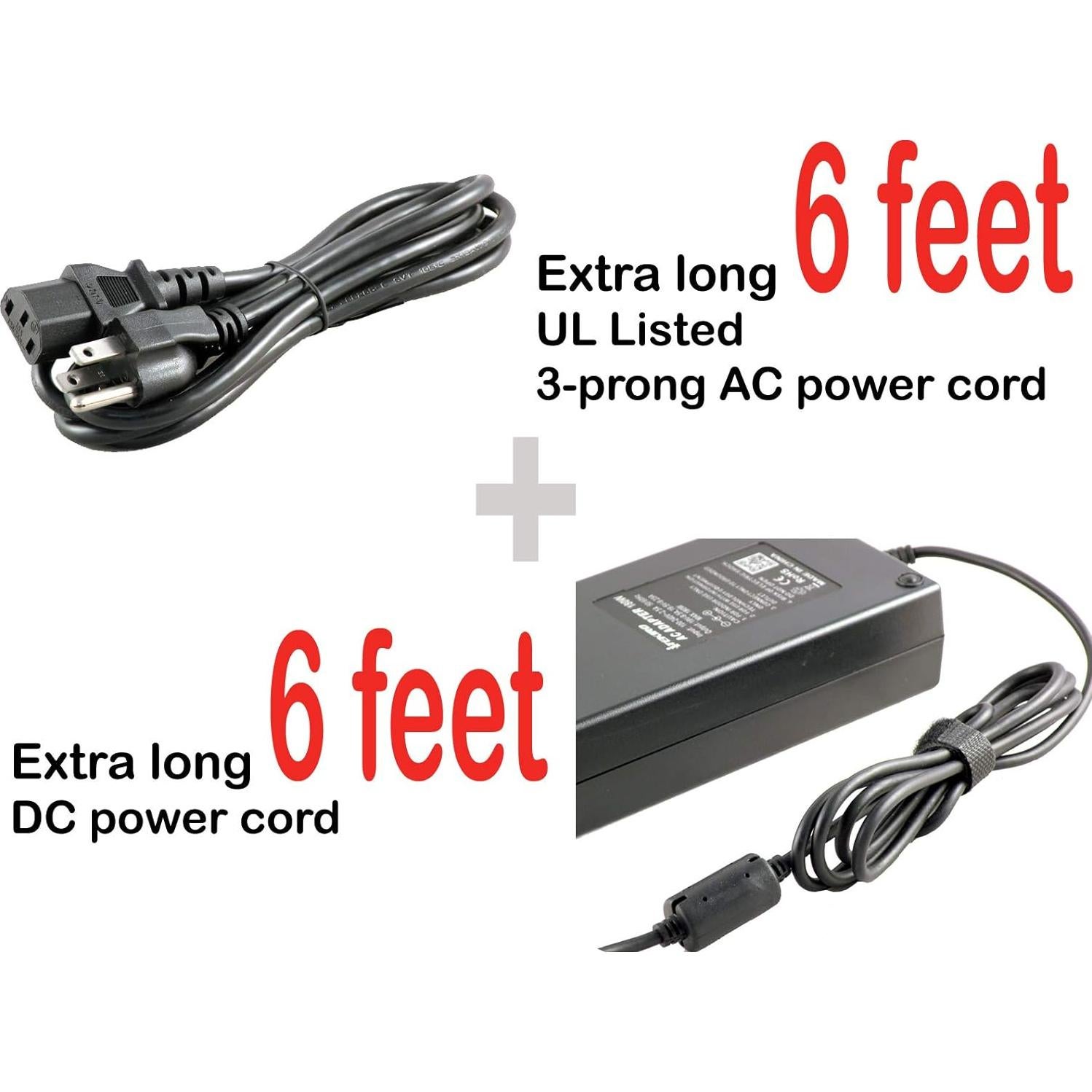 Adaptador de CA iTEKIRO 180W para Laptop Sager 19V