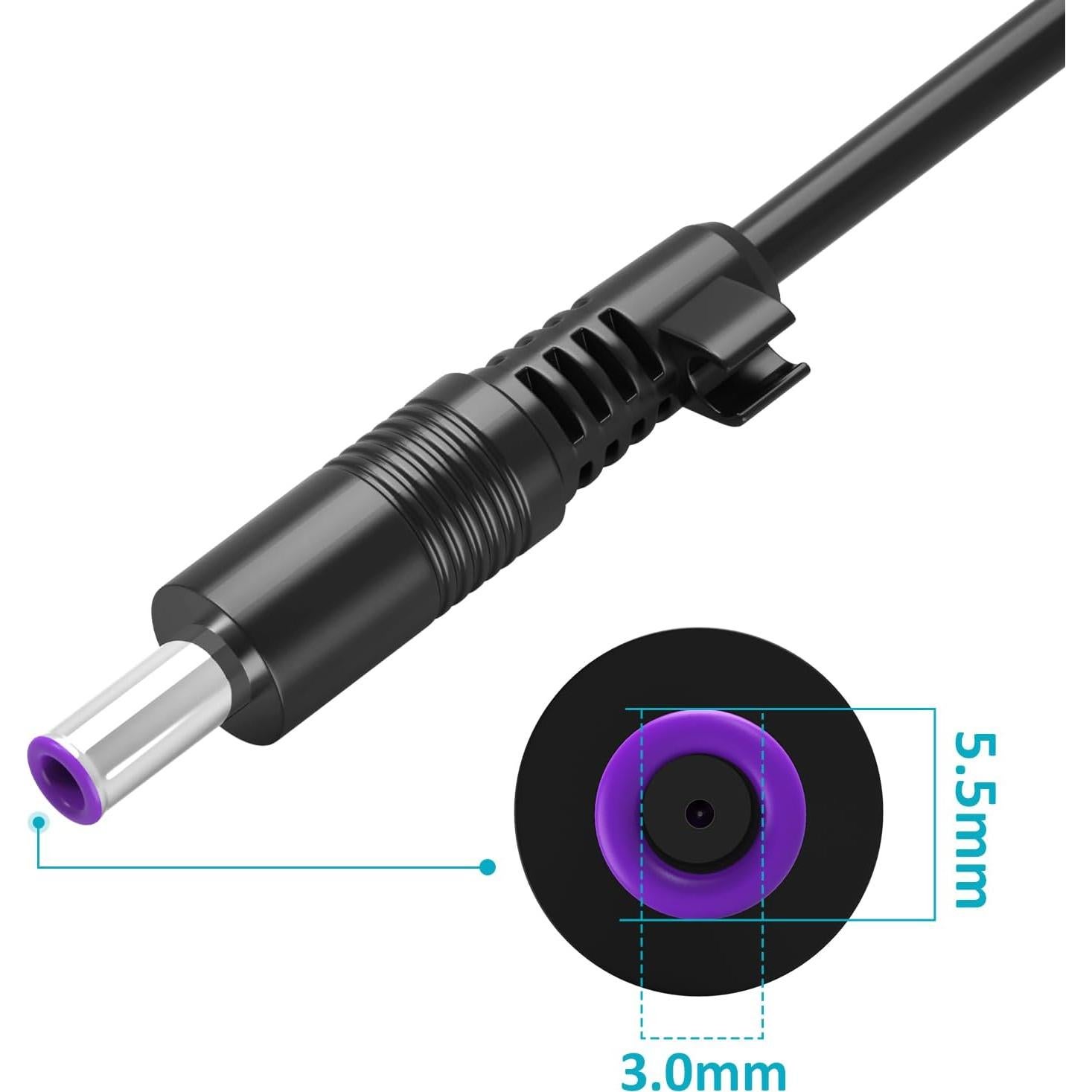 Cargador de Laptop Powseed 90W 19V 4.74A para Samsung