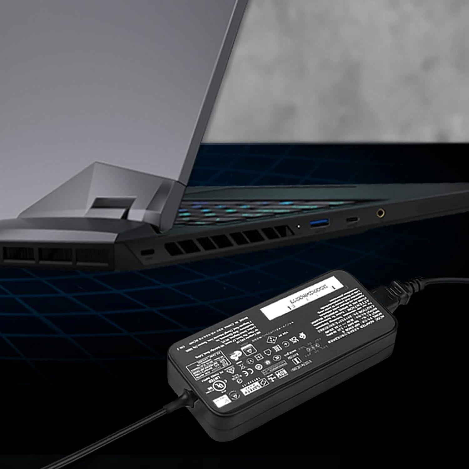 Cargador USB Tipo 240W 20V 12A para Laptops MSI GE76 GE66