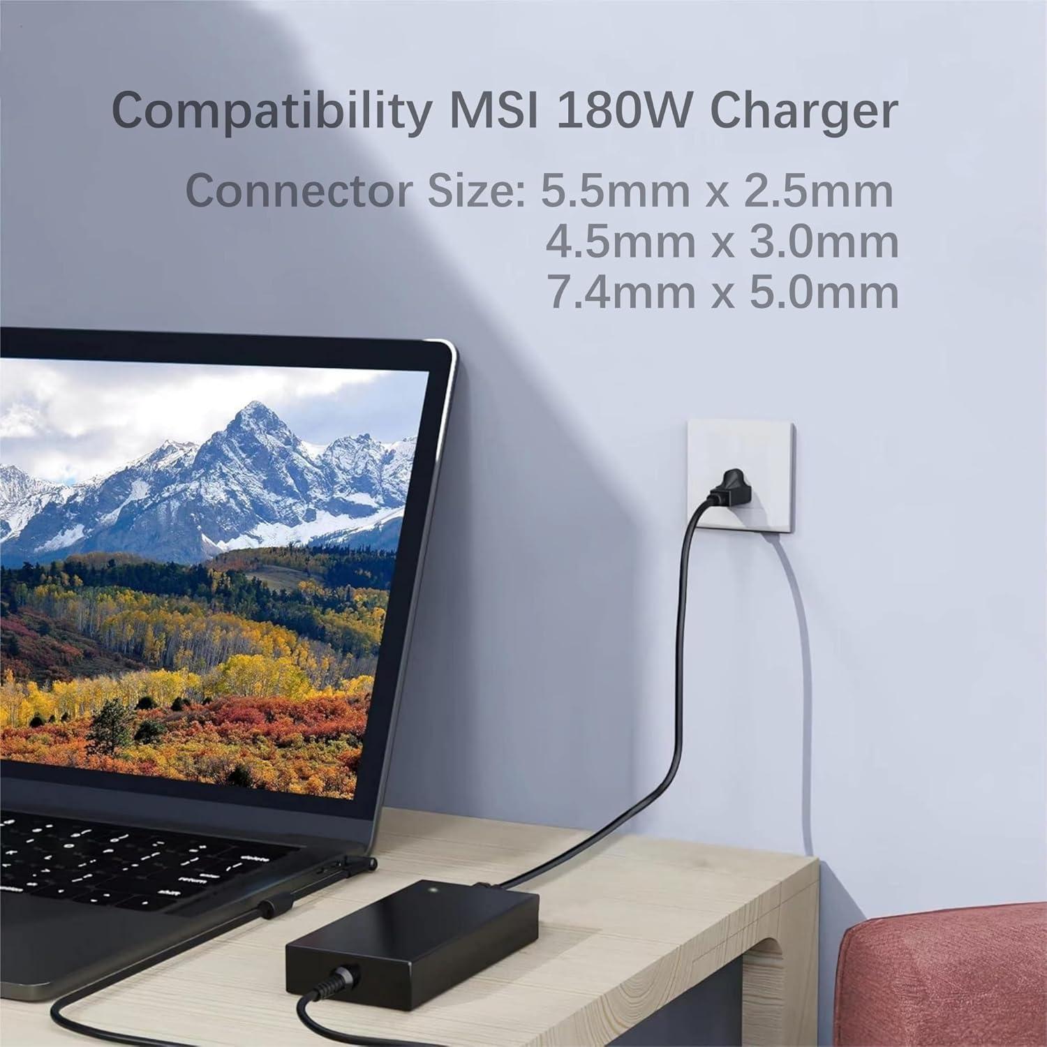 Cargador de Laptop 180W Laimate para MSI GF63 GS75