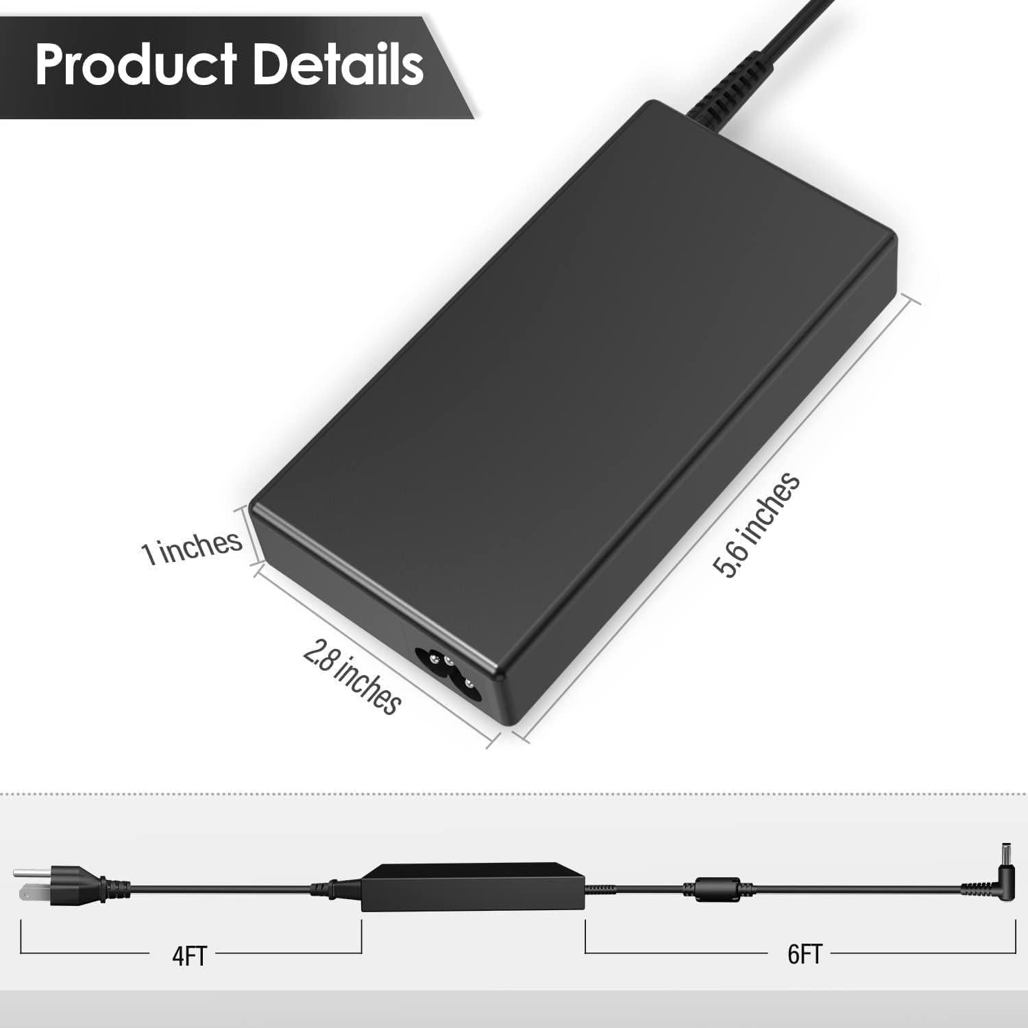 Cargador de Laptop 180W Laimate para MSI GF63 GS75