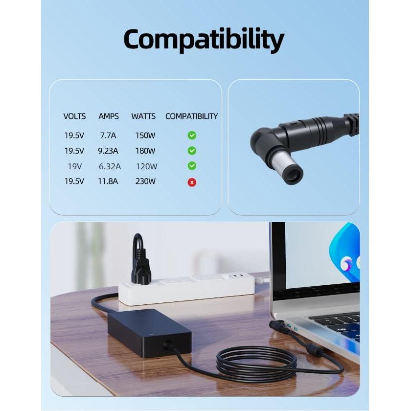 Cargador Compatible Superer 180W para MSI GF63 GF65 GS65