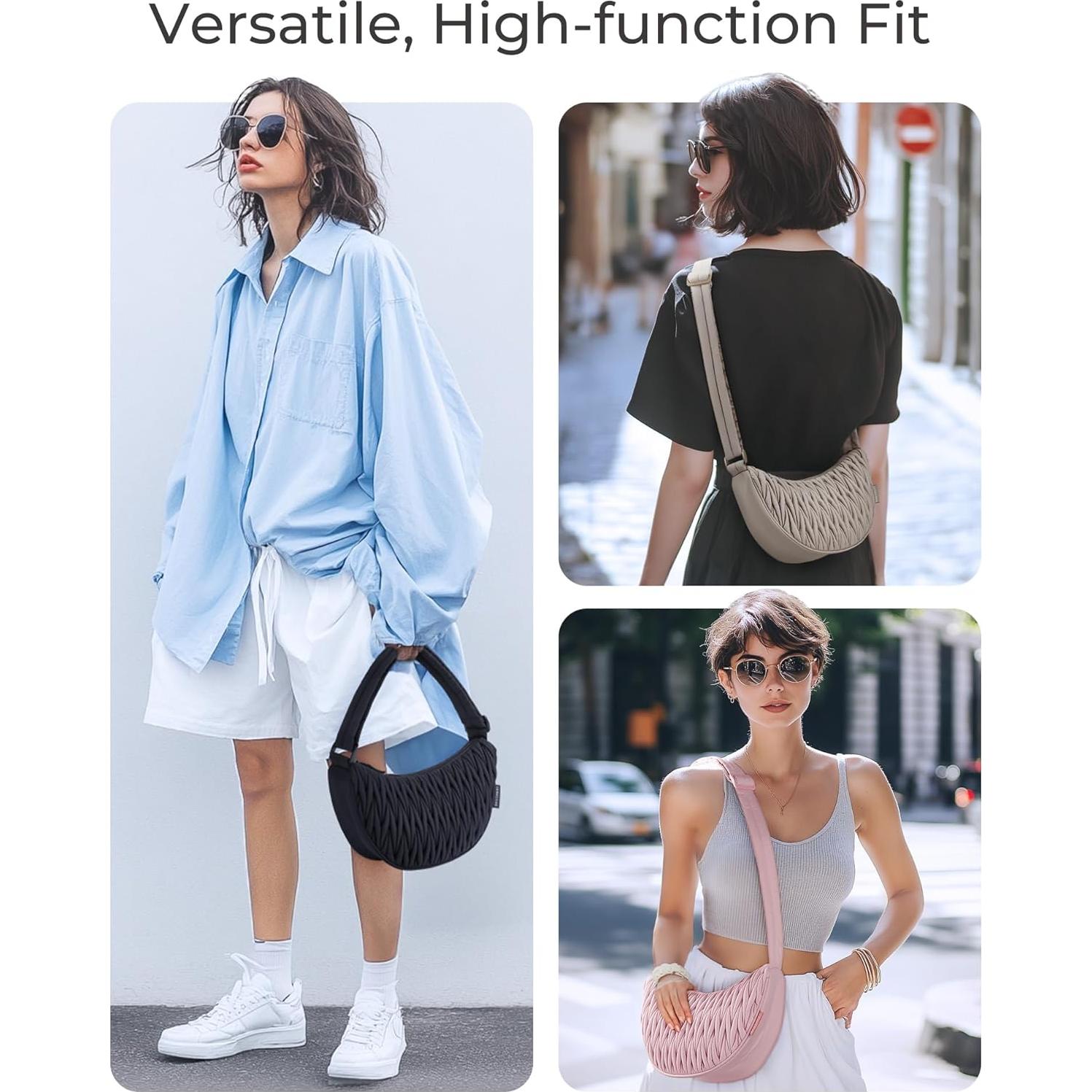 Bolsos Cruzados BAGSMART Acolchados para Mujeres - Mediano