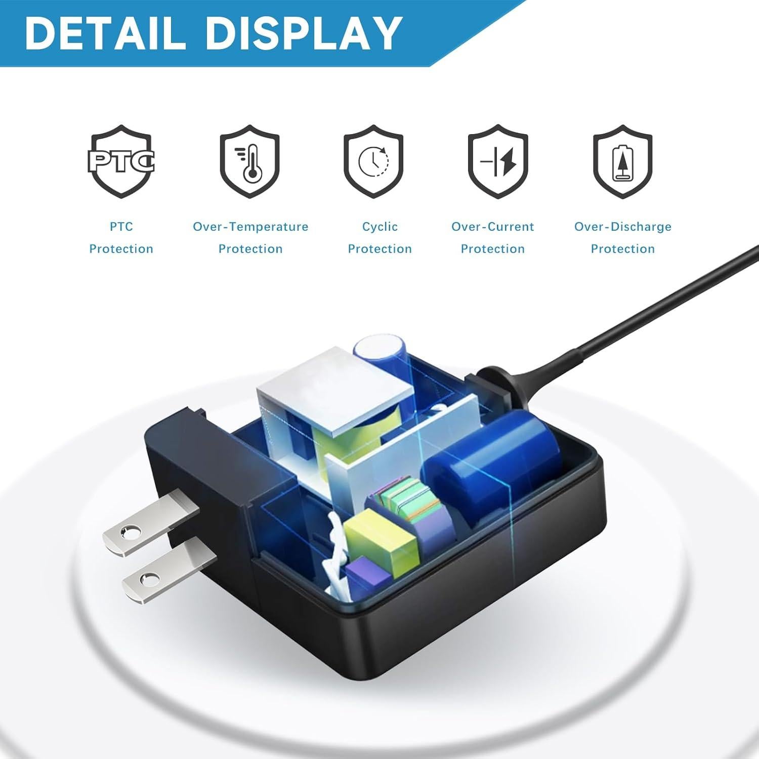 Cargador USB-C 65W VRAVEK para Asus ZenBook y Chromebook