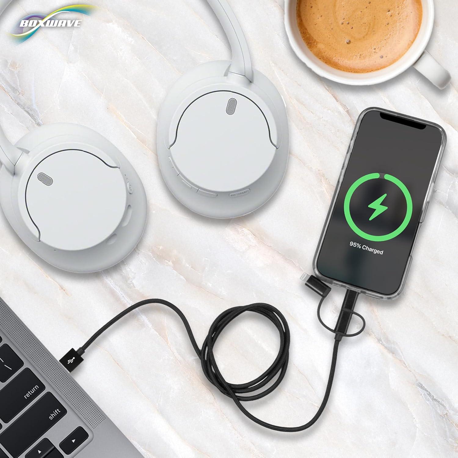 Cable USB 3-en-1 BoxWave para Micromax X778 - 100cm