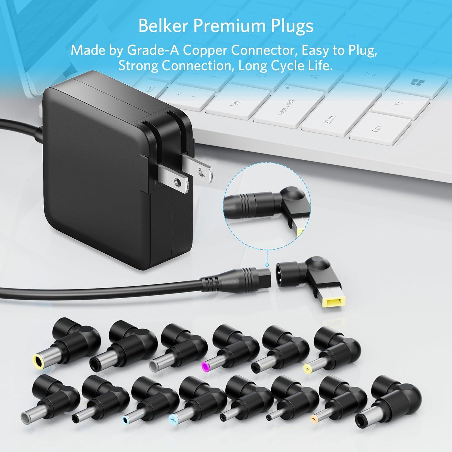 Cargador Universal para Laptop Belker 90W Carga Rápida