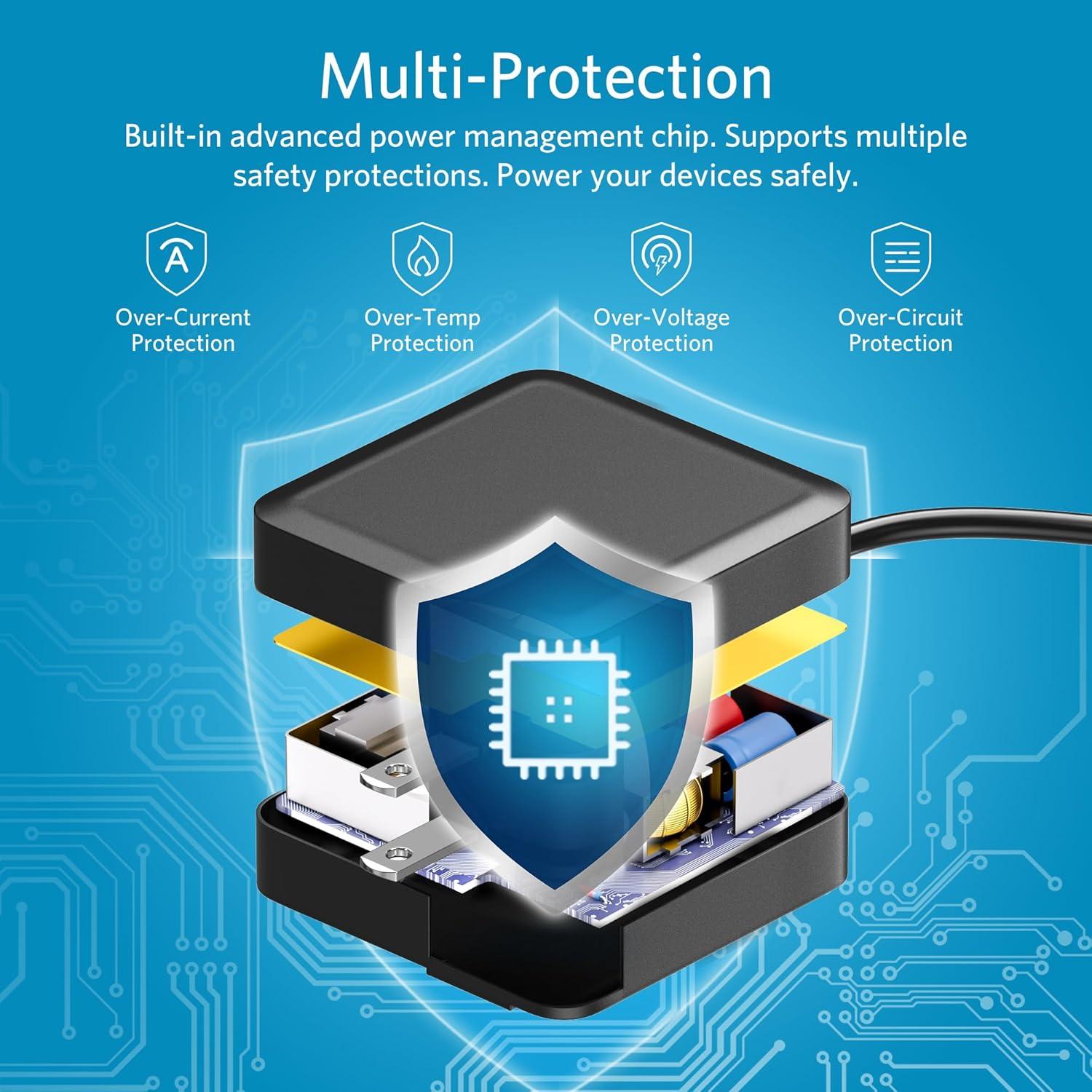 Cargador Universal para Laptop Belker 90W Carga Rápida