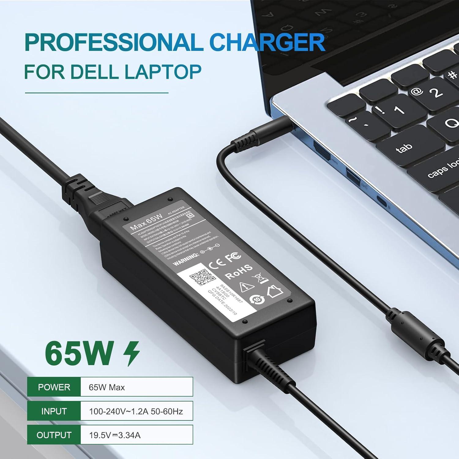 Cargador 65W Dell Inspiron 15 3000/5000 Adaptador CA
