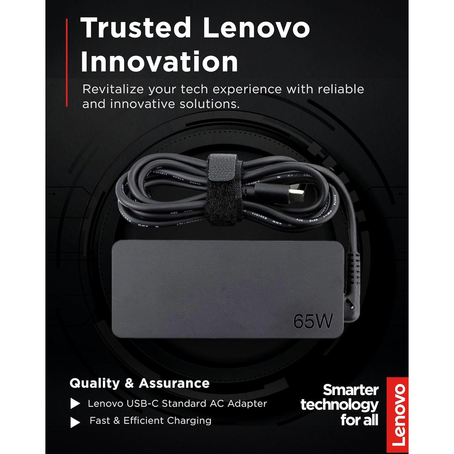 Adaptador de CA USB-C Lenovo 65W para Laptops