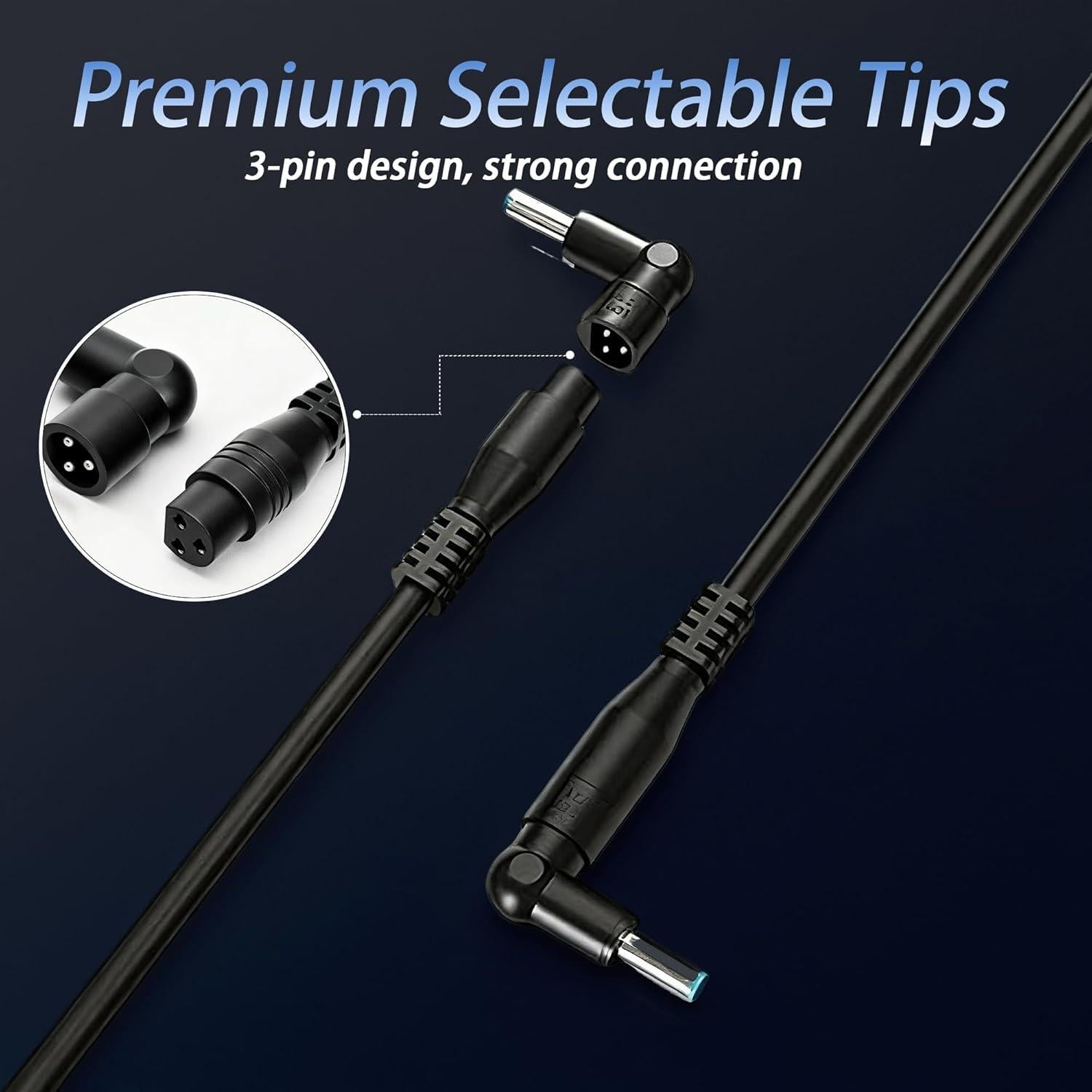 Cargador Universal QFA 90W para Laptop con 15 Puntas