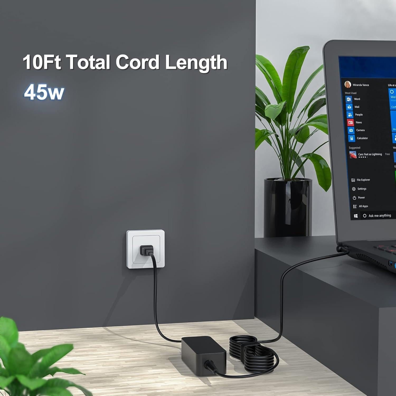 Cargador de CA Superer para Toshiba Tecra Z50 y C50