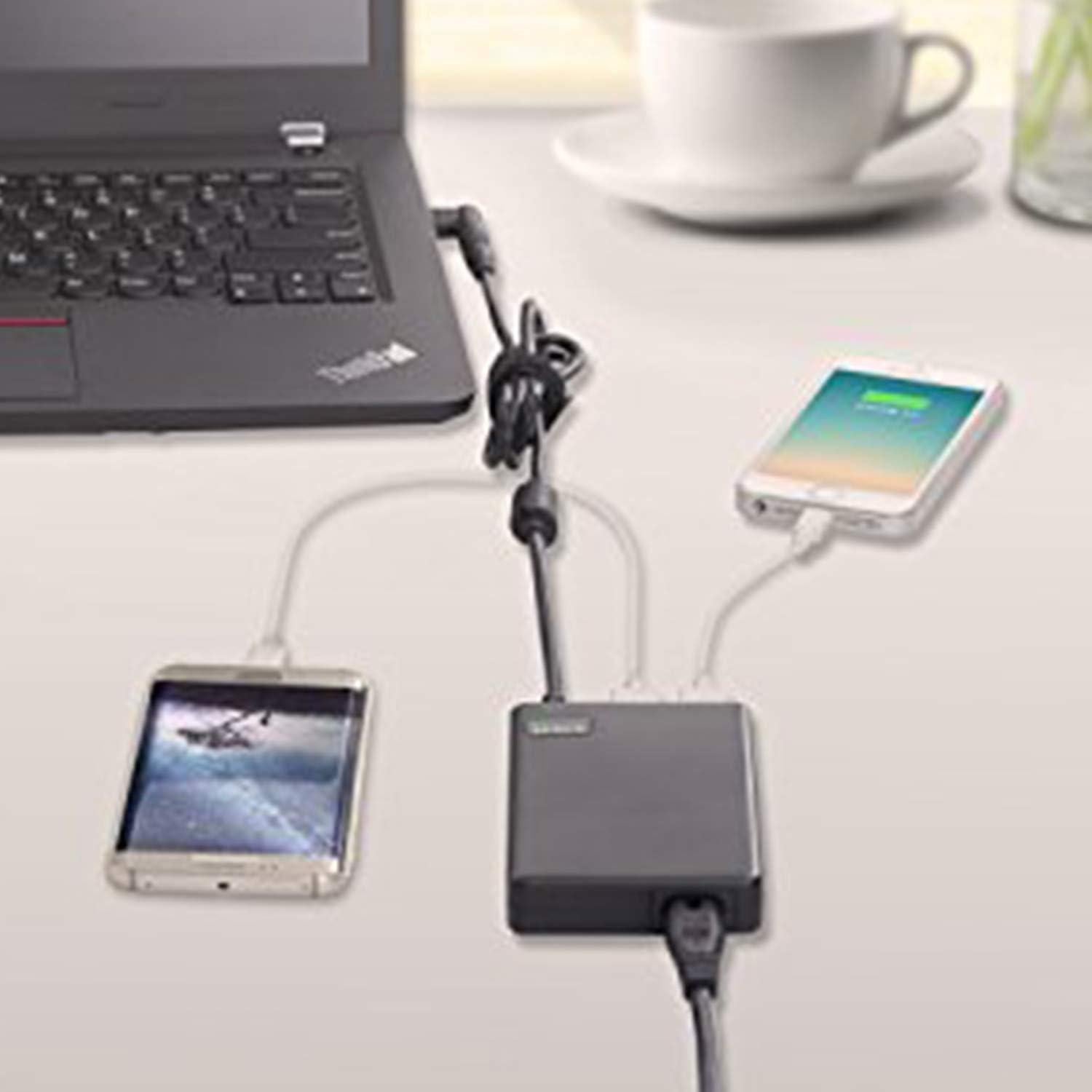 Cargador Universal 90W LVSun con Doble USB 5V 2.1A