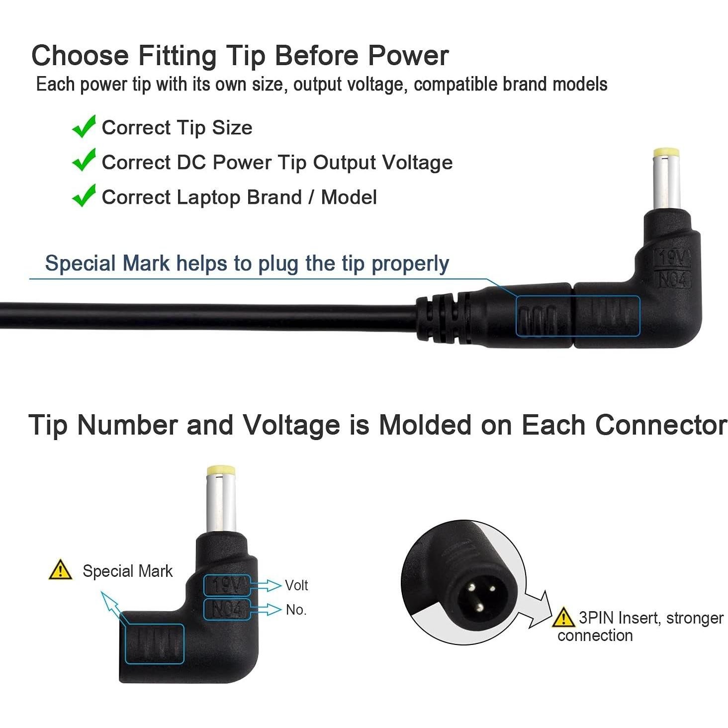 Cargador Universal 90W LVSun con Doble USB 5V 2.1A