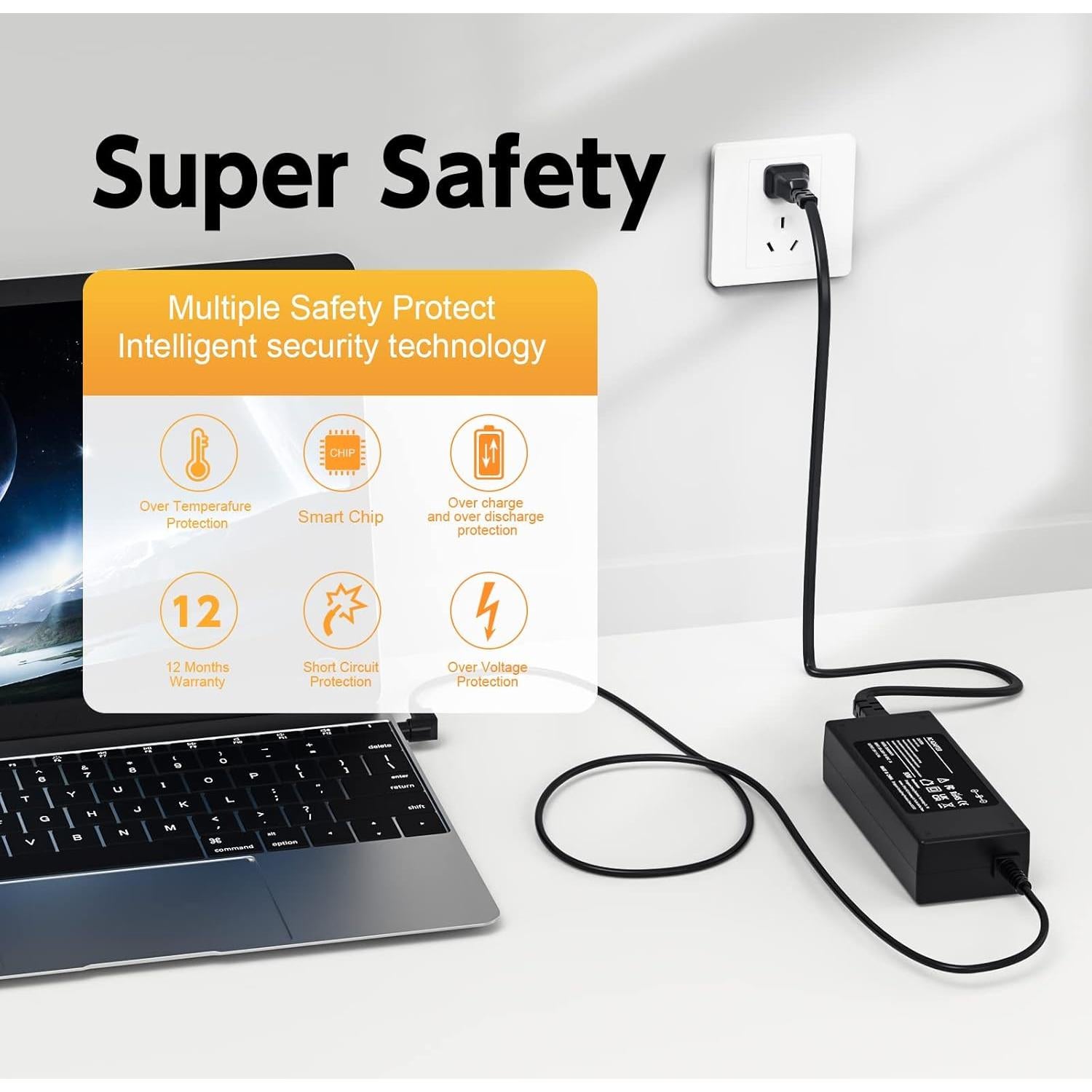 Cargador de Laptop ROLADA 90W Compatible con Toshiba Satellite