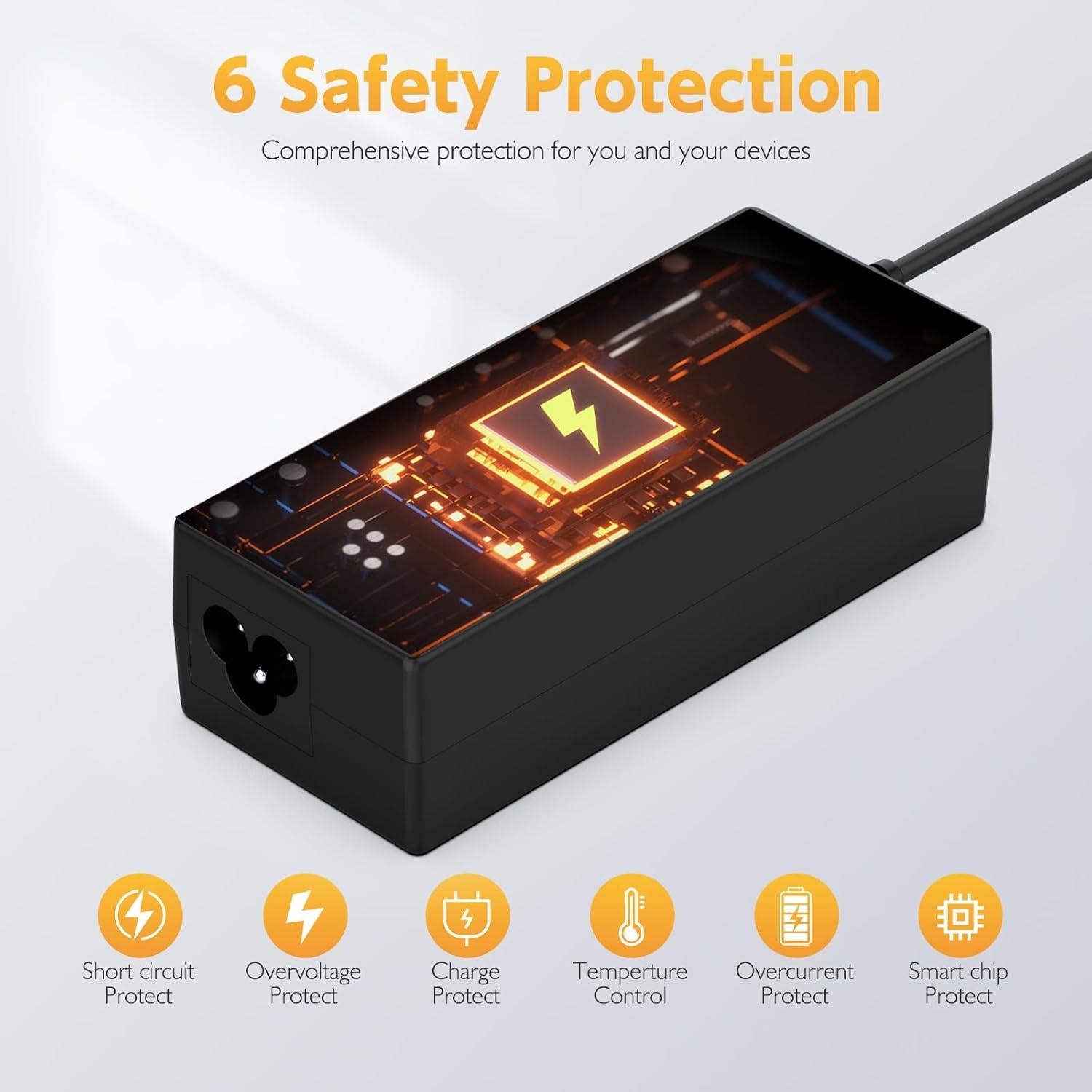 Cargador de Laptop ROLADA 90W Compatible con Toshiba Satellite