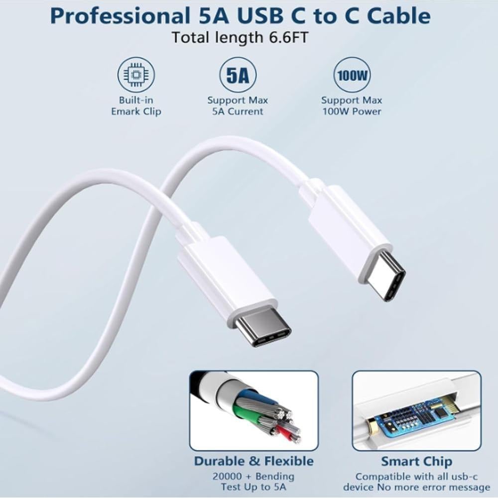 Cargador USB-C 65W para Laptop LG Gram 15Z90N 14Z90N 17Z90N