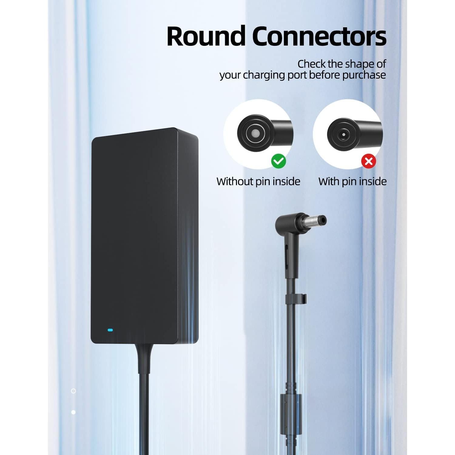 Cargador de CA Superer 40W 19V para Samsung Notebook