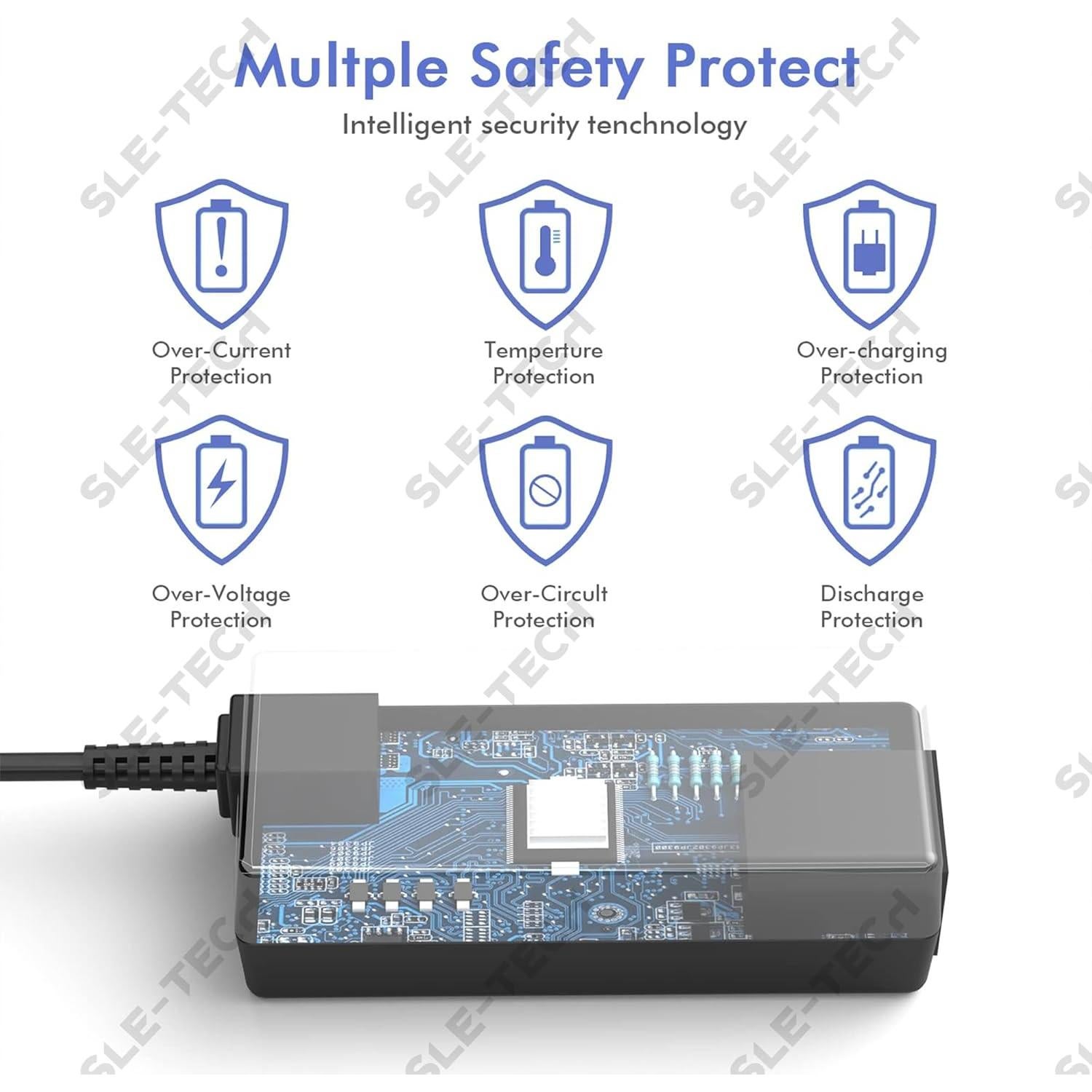 Cargador USB C 45W SLE-TECH para Laptop HP, Dell, Lenovo