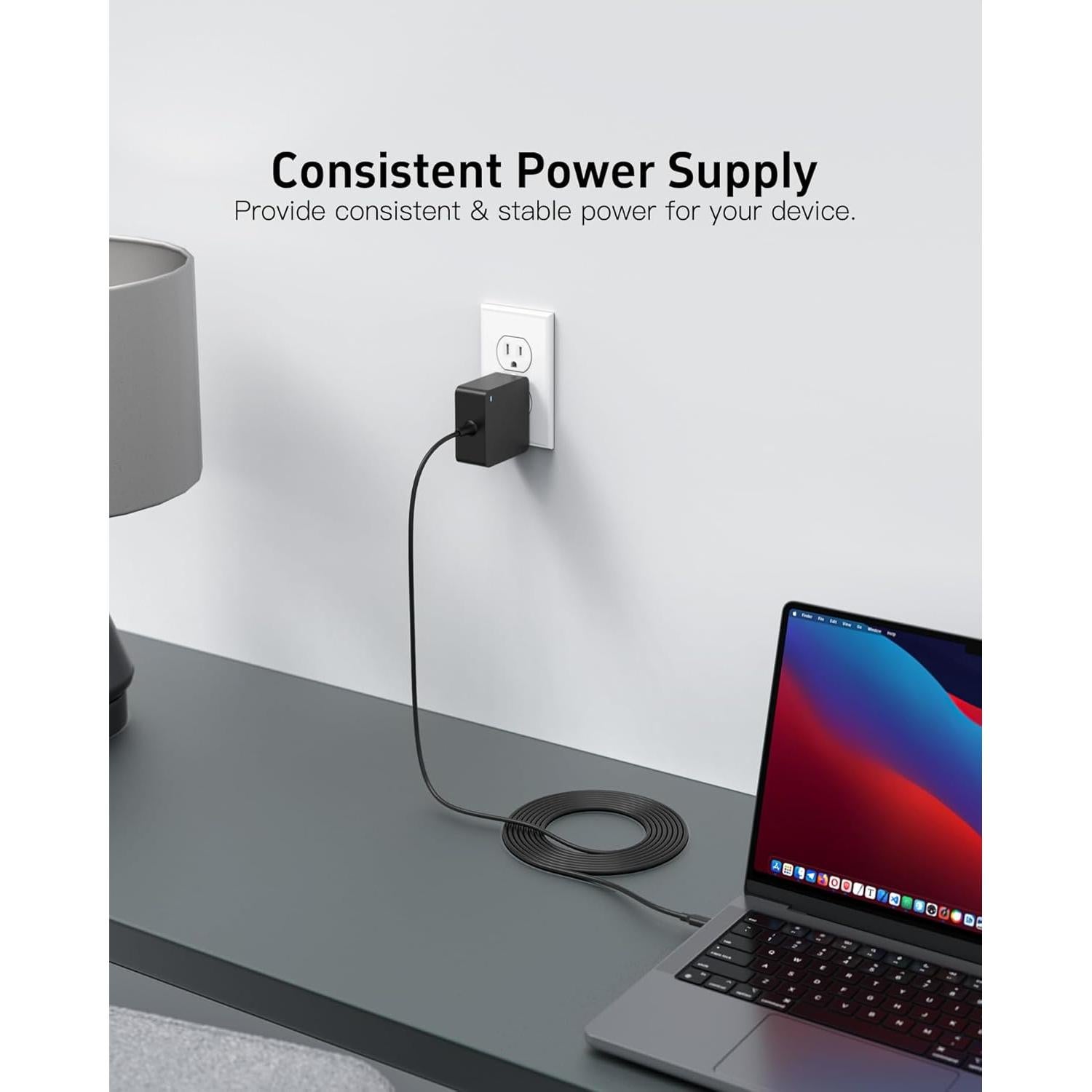 Cargador USB Tipo C Superer 65W para Asus y HP