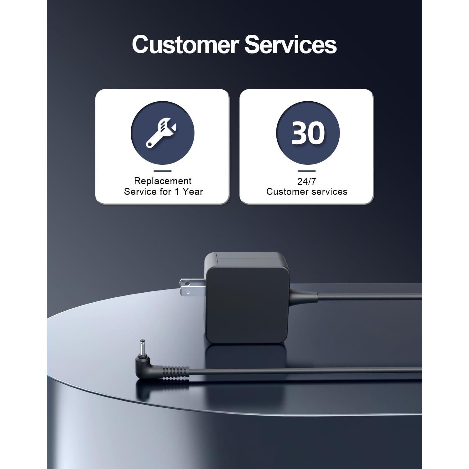 Cargador Samsung Chromebook 2.3M 26W Adaptador PA-1250-98