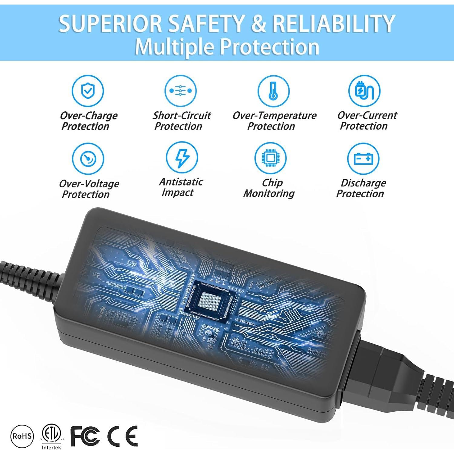 Cargador VHBW 40W para Samsung ATIV Book 9 - Adaptador 19.5V