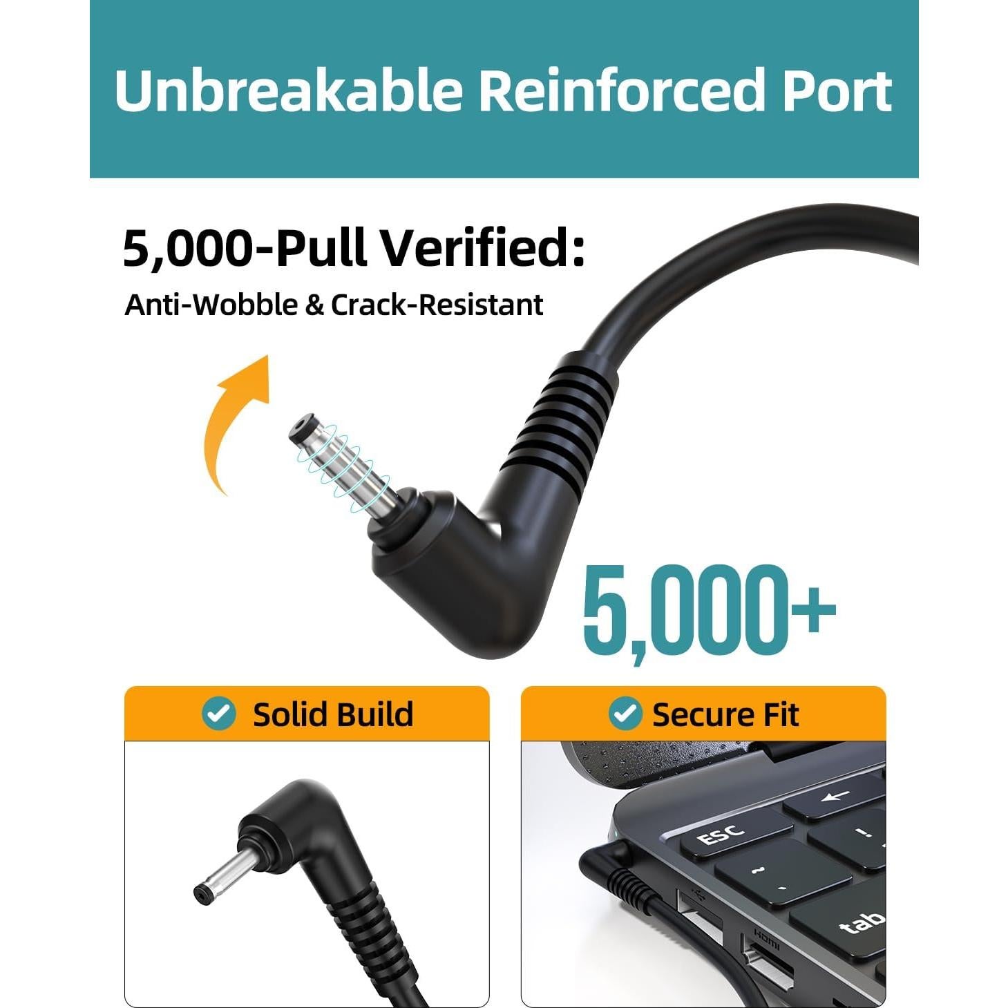 Cargador Portátil Dexpt 26W para Samsung Chromebook